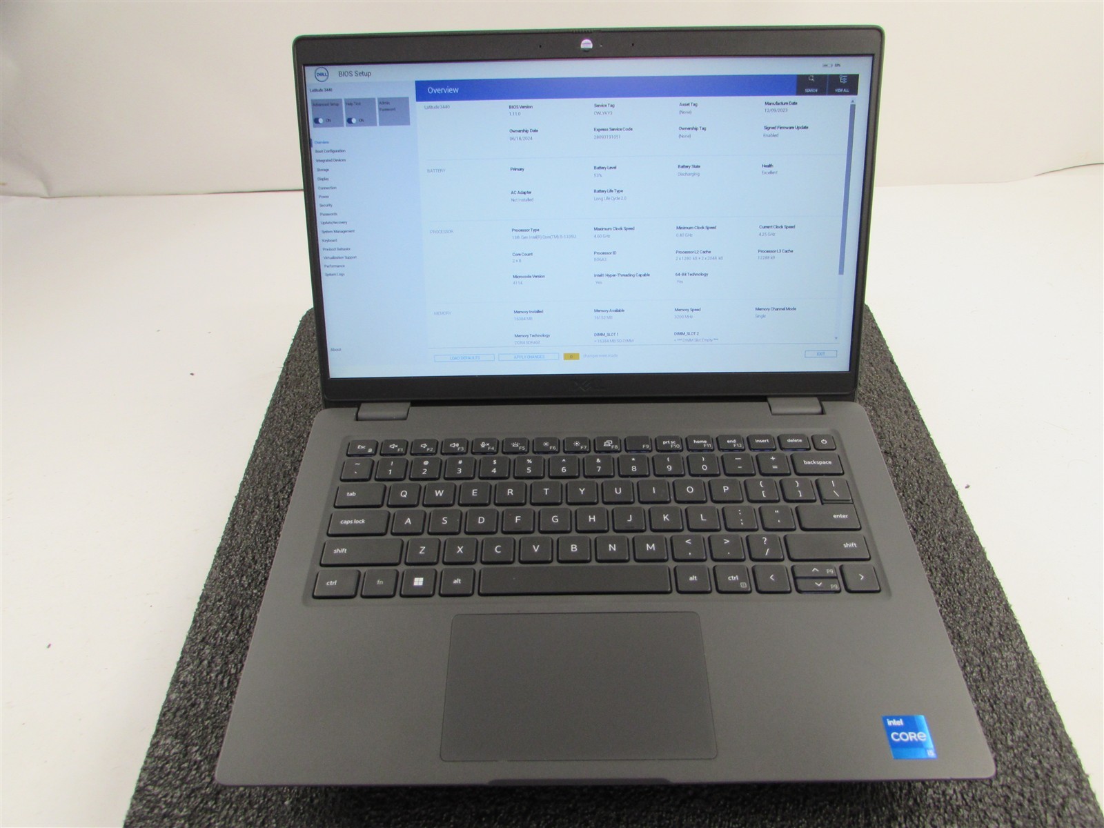 DELL LATITUDE 3440 1366X768 14″ CORE I5-1335U 256GB SSD 16GB RAM NO O.S