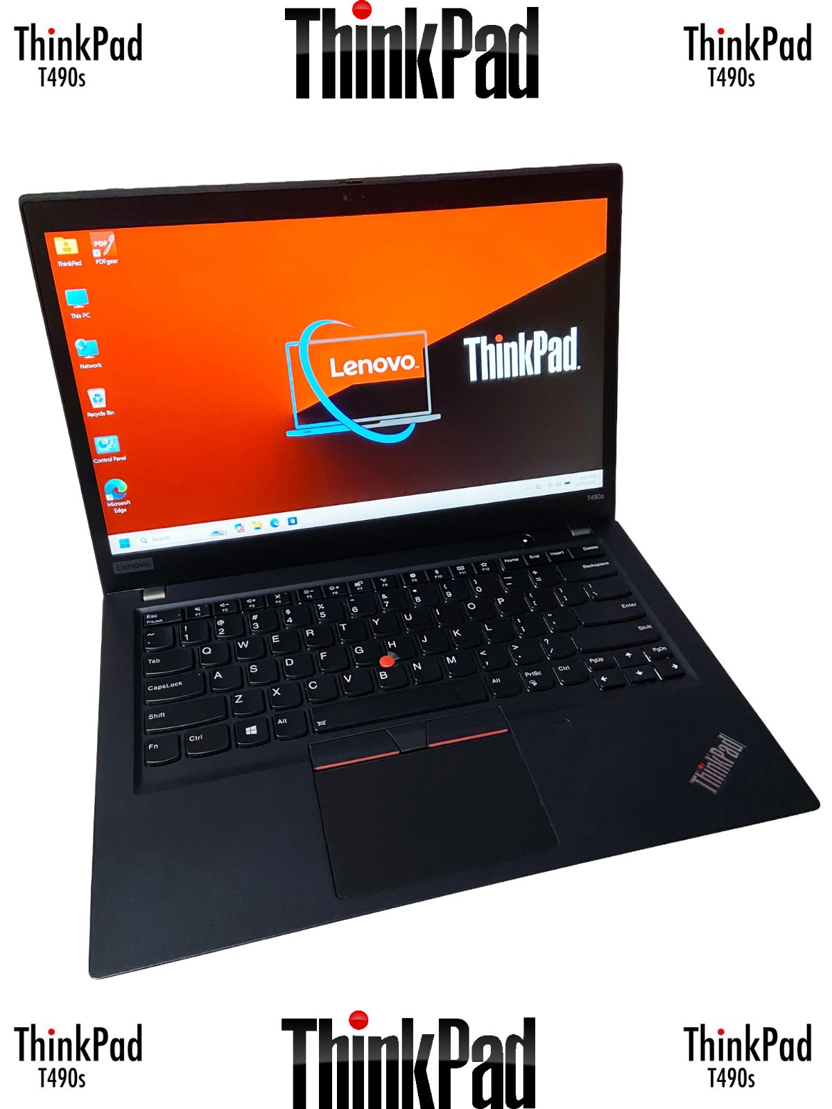 Lenovo ThinkPad T490s (256GB SSD, Intel i5-8365U @1.6GHz ,8GB) [Win 11 Pro 25H2]