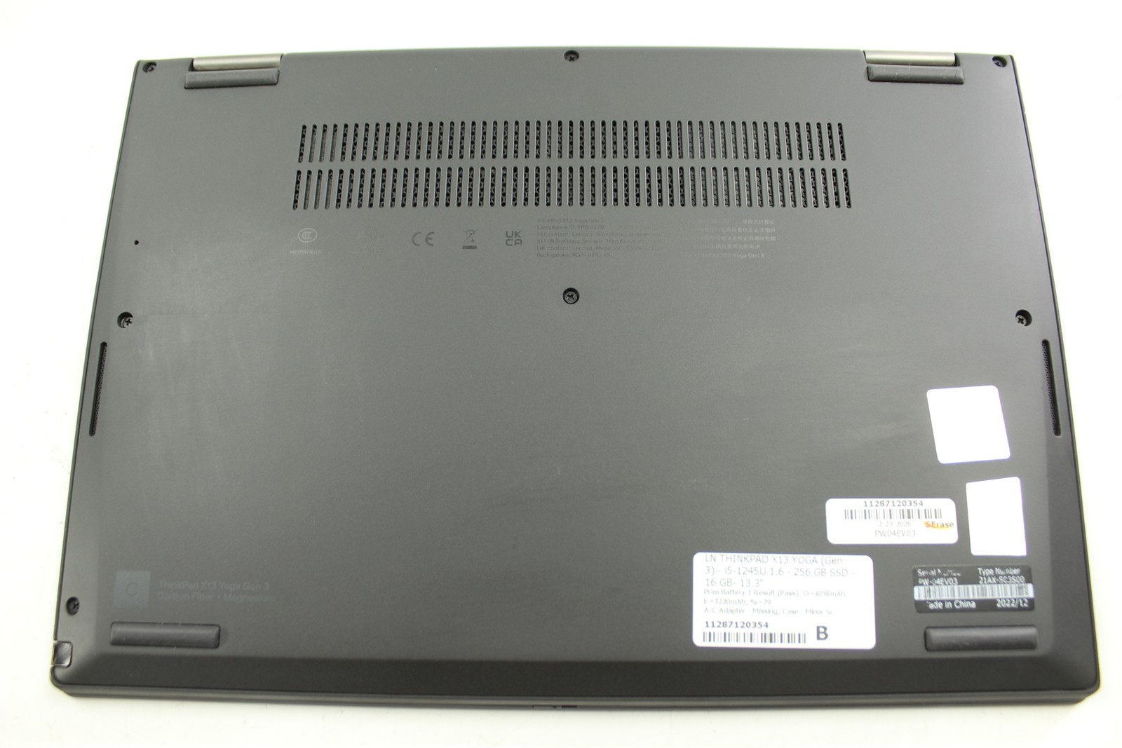 Lenovo ThinkPad X13 Yoga Gen 3 13.3″ i5-1245U 1.6GHz 256GB SSD 16GB RAM W11H