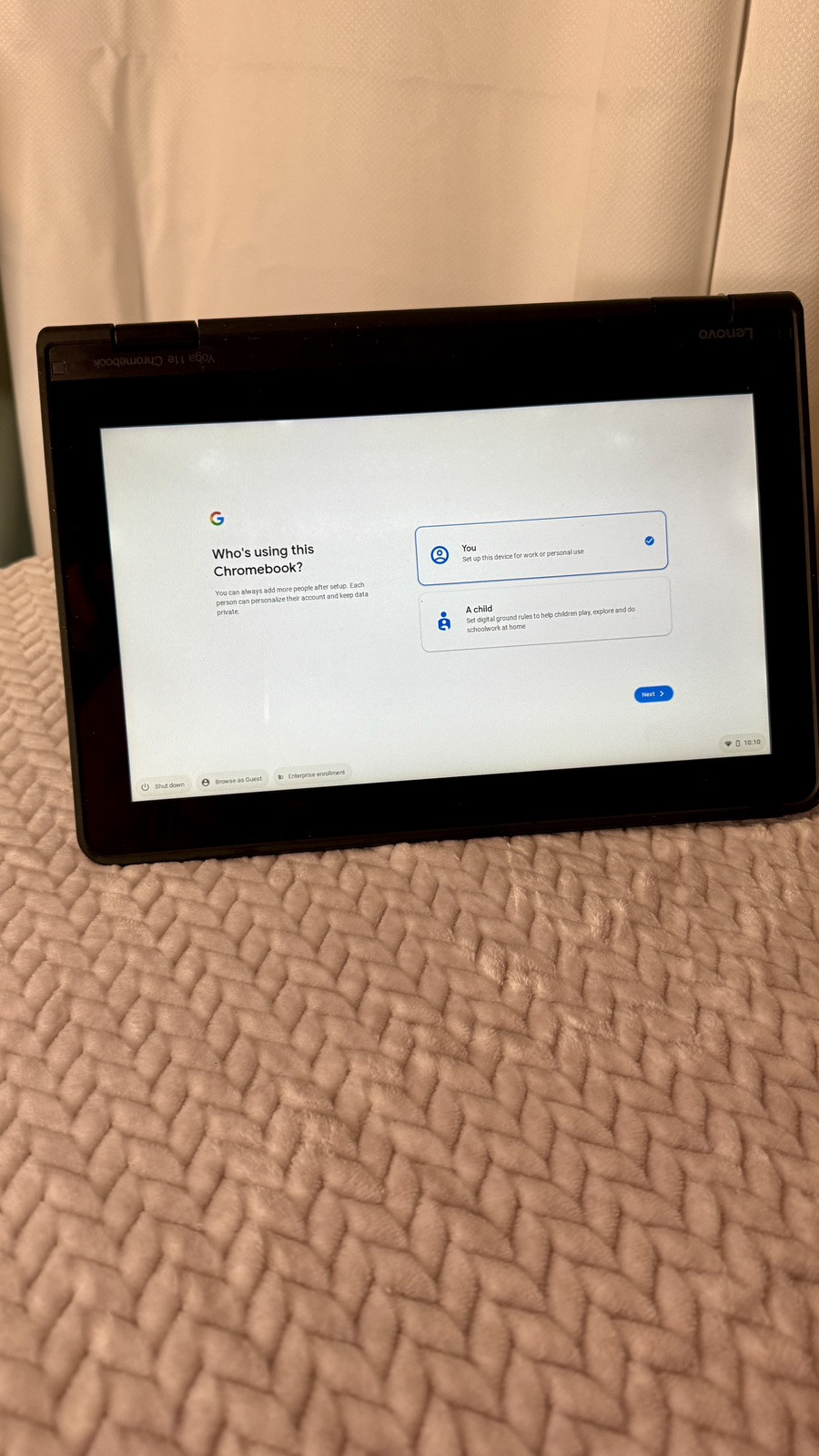 Lenovo ThinkPad Yoga 11e 3rd Generation Chromebook 11.6″ N3160 4GB 16GB SSD