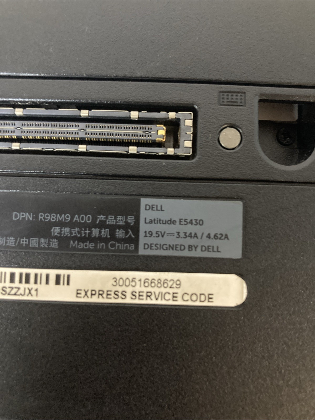 DELL LATITUDE E5430 Intel Core i5-3210M 2.50 GHZ 4 GB No HD Boot to bios