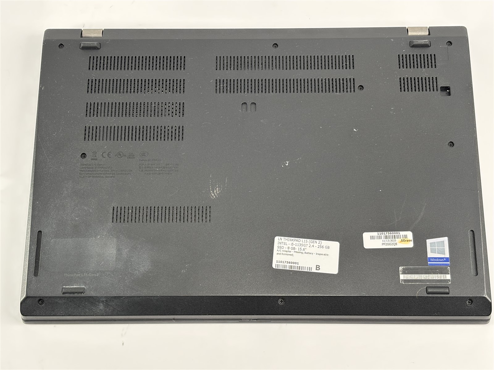 Lenovo ThinkPad L15 Gen 2 Intel Core i5-1135G7 8GB 256GB SSD 15.6″ Iris Xe