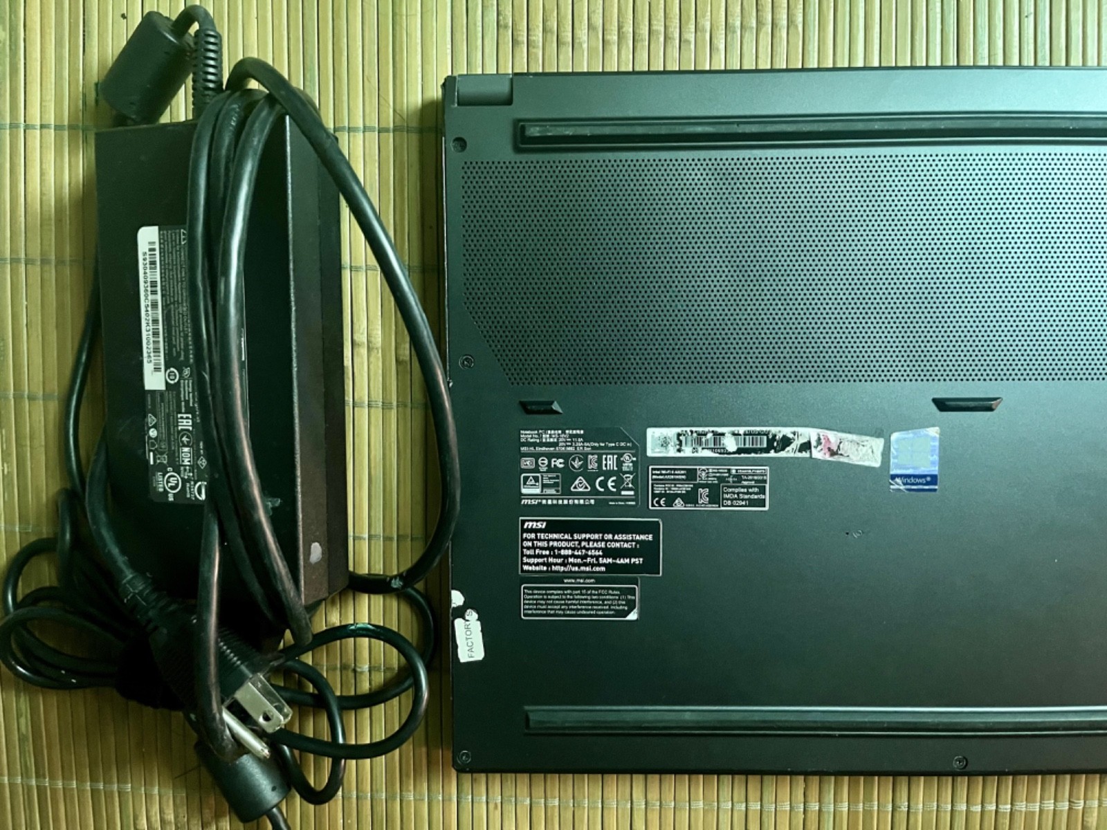 MSI Creator 15 4K Laptop– i7, 32GB, RTX 2070 Super, 1TB SSD, Excellent