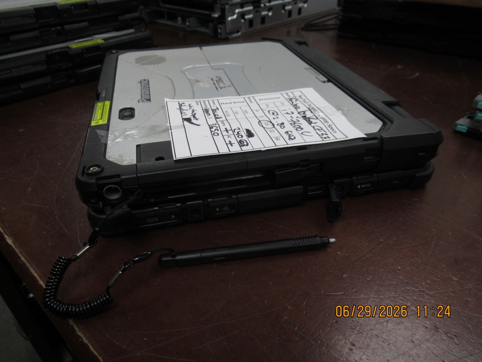 Panasonic Toughbook CF-33 2.8GHz i7-7600U 16GB 240GB M2SSD 8650 Hours Laptop +AC