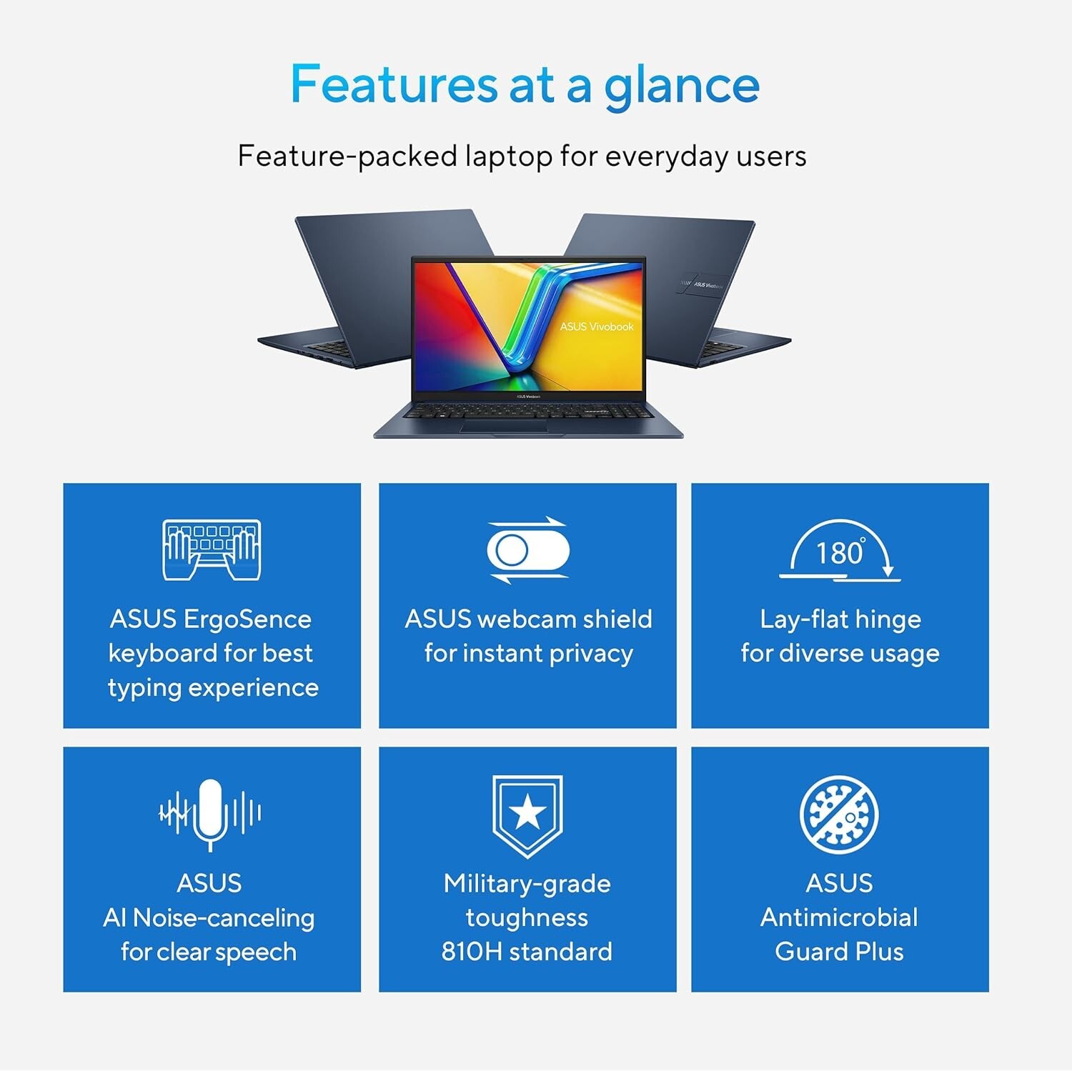 2026 ASUS Vivobook 14″ FHD Laptop, 6-Core Intel i3-1315U, Up to 40GB RAM 2TB SSD
