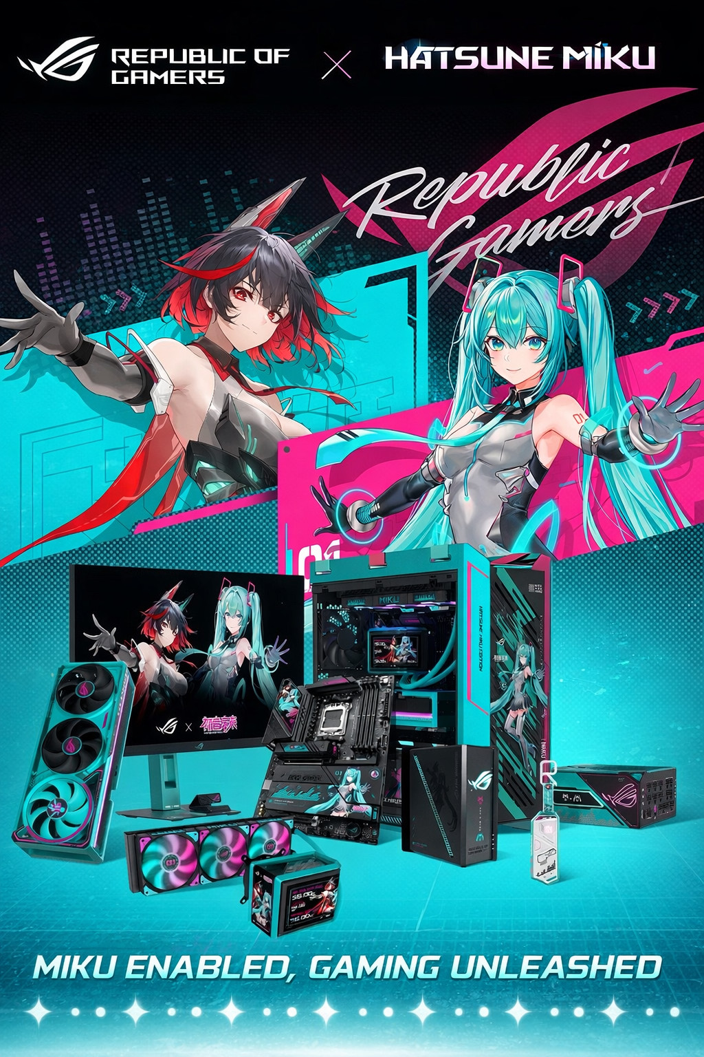 ROG x Hatsune Miku Limited Edition PC RTX 5080 China Exclusive Preorder