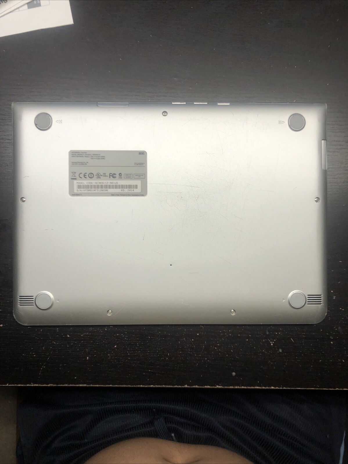 Samsung XE303 C12 Chromebook 11.6 1.7GHz, 2GB Ram, 16GB SSD, working condition