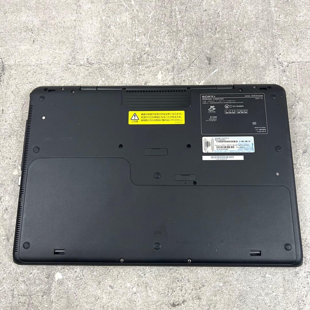 SONY VAIO SVS15119FJB Laptop 4GB RAM 750GB HDD Used Japan Genuine