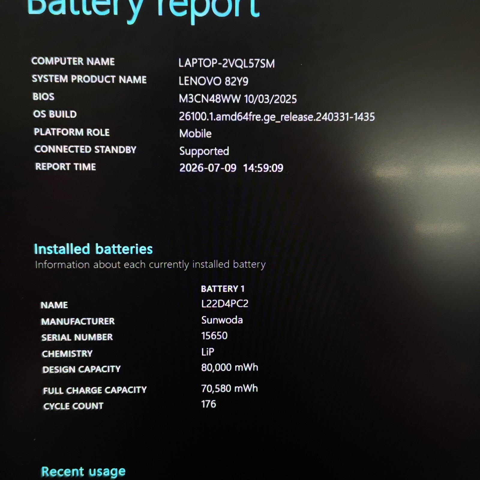 Lenovo Legion Slim 5 16APH8 Ryzen 5 7640HS RTX 4060 16GB RAM 512GB SSD 16″