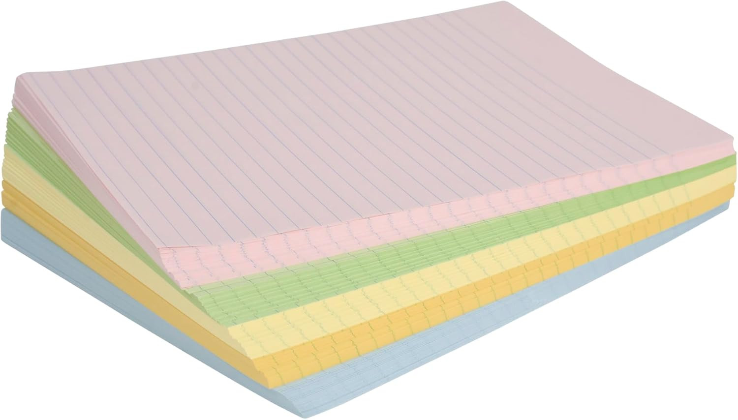 Ruled Exhibit Paper, 8-1/2 X 11 Inches, Assorted Colors, 500 Sheets – 085454