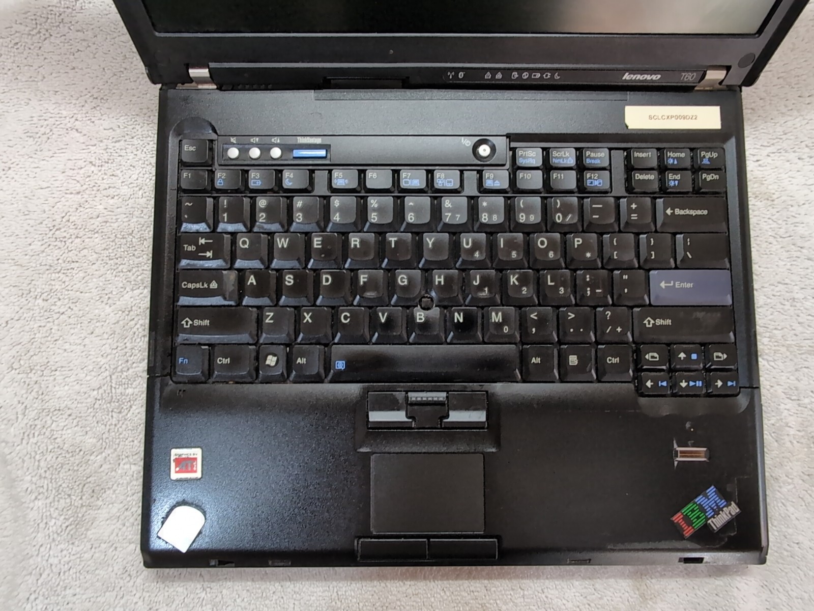 TESTED IBM Thinkpad T60 Laptop Intel 2 Ghz Centrino Duo 2GB RAM Windows XP