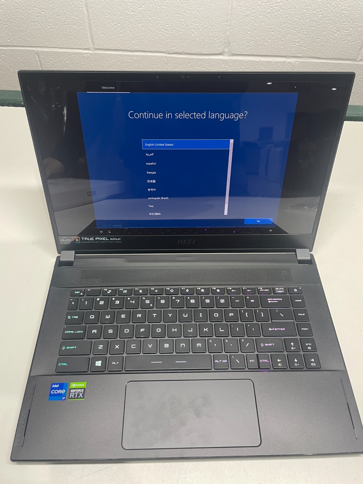 MSI Creator 15 Professional Laptop i7/16GB/512GB/RTX 3060