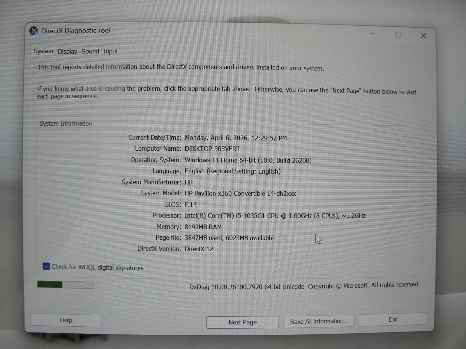 HP Pavilion x360 14-DH2011NR 14″ TOUCH Core i5-1035G1 1.0GHz 8GB RAM 512GB SSD