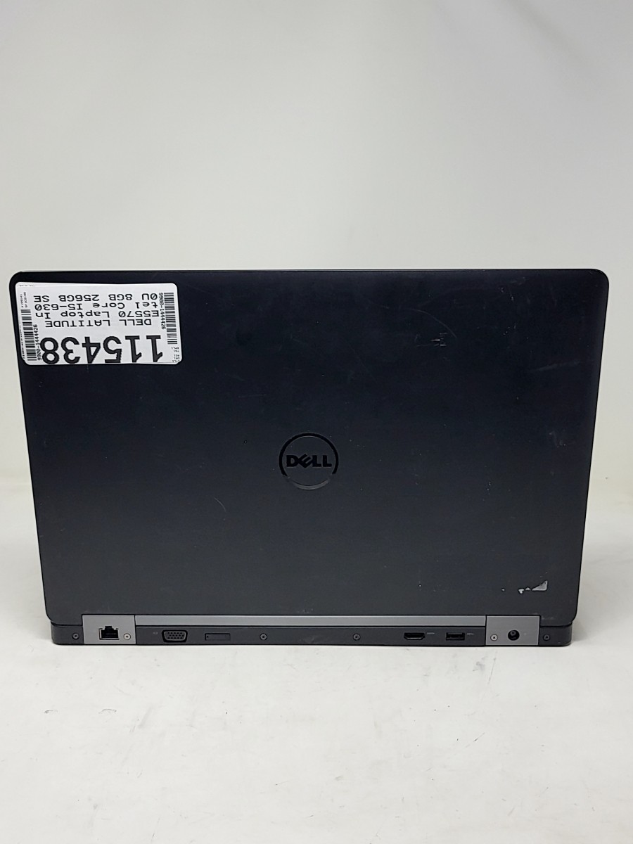 DELL LATITUDE E5570 Laptop Intel Core I5-6300U 8GB 500GB SEE NOTES