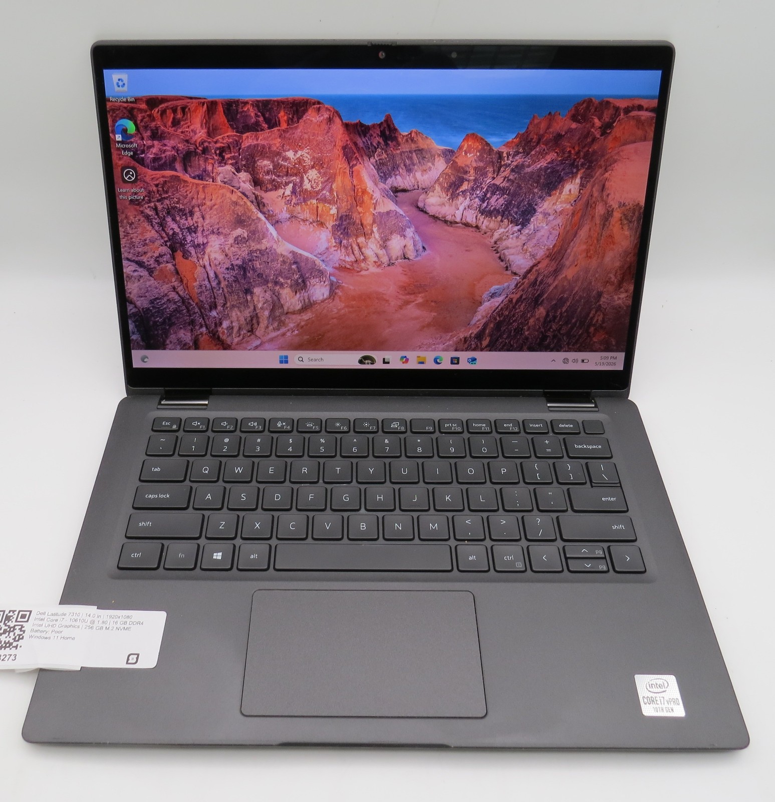 Dell Latitude 7310 | i7-10610U @ 1.8GHz | 16GB / 256GB m2 | 13.3 touch | Win 11