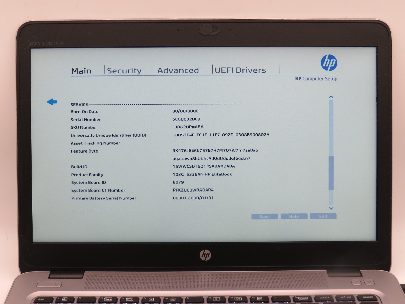 HP EliteBook 840 G3 i5-6300U @ 2.4GHz 8GB DDR4 14″ 256GB SSD No OS/Batt