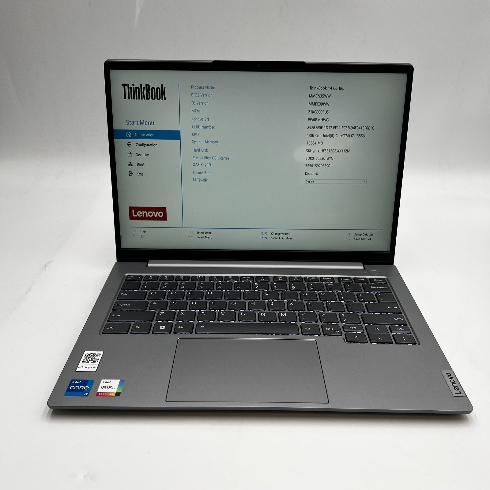 Lenovo ThinkBook 14 G6 IRL 14″ i7-1355U 16GB RAM 512GB SSD No OS | TESTED USED