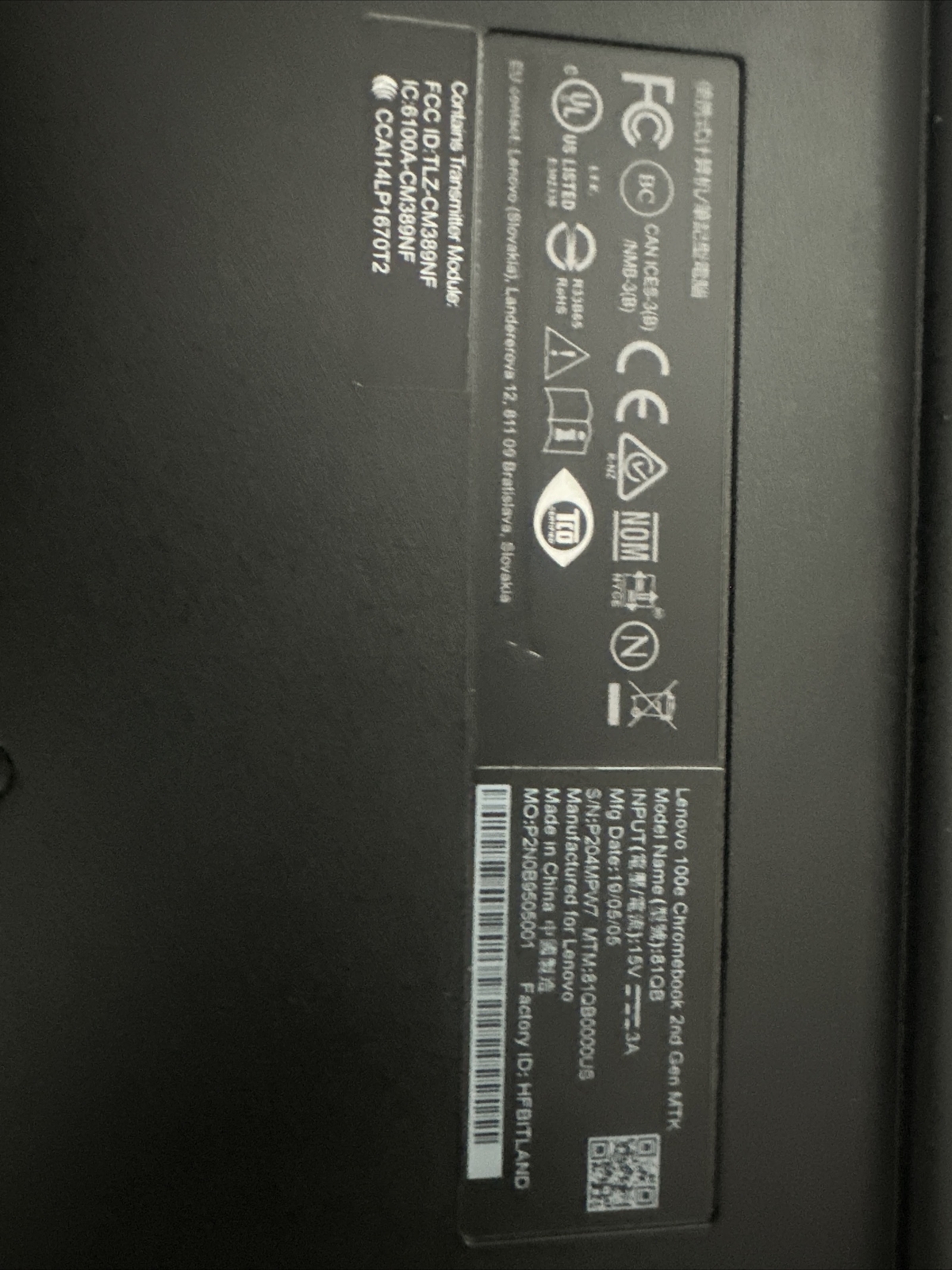 Lenovo Chromebook 100E G2 11.6” (32GB eMMC MediaTek MT8173C 2.1GHz 4GB RAM)…