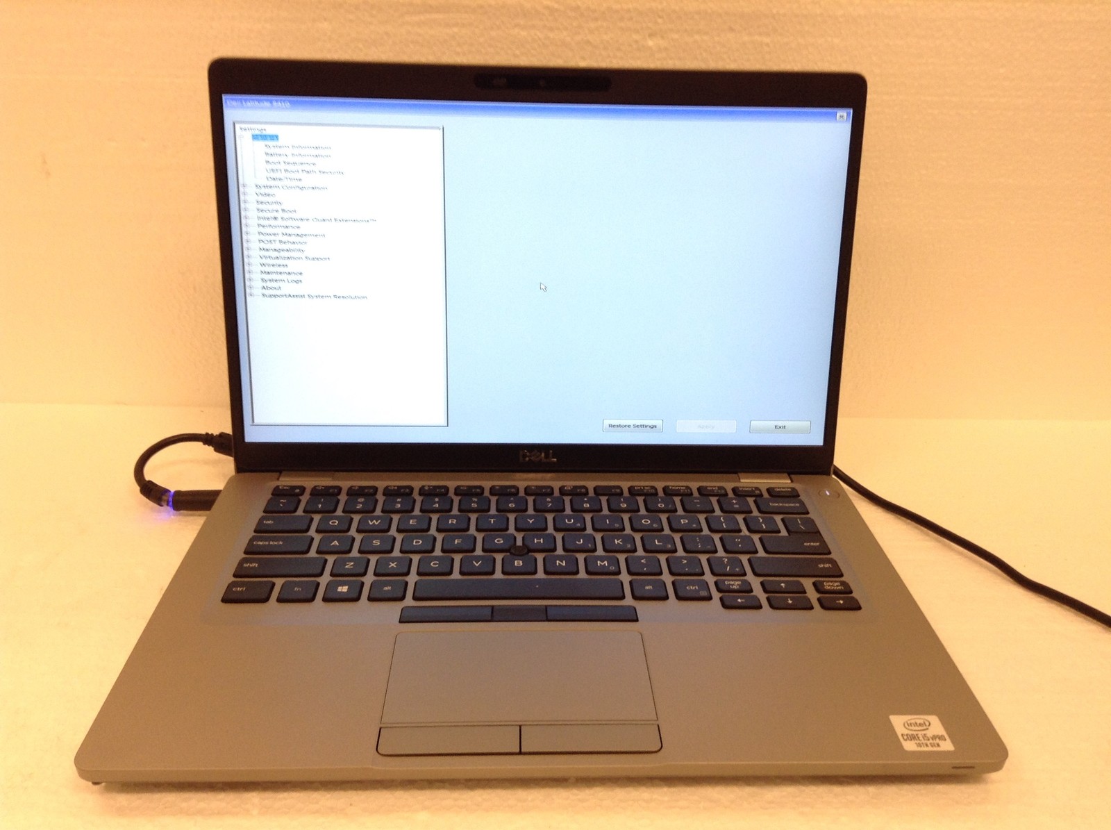 Dell Latitude 5410 Laptop i5-10310U 1.70GHz 14″ FHD, No RAM NO HDD, For Parts