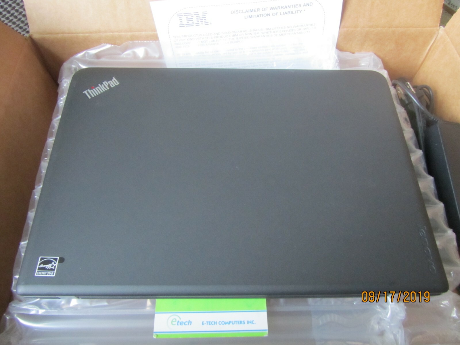 20DE001PUS ThinkPad E455 AMD A6-7000 4GB RAM 500GB HD 14.0″ HD Win7 Pro Win10