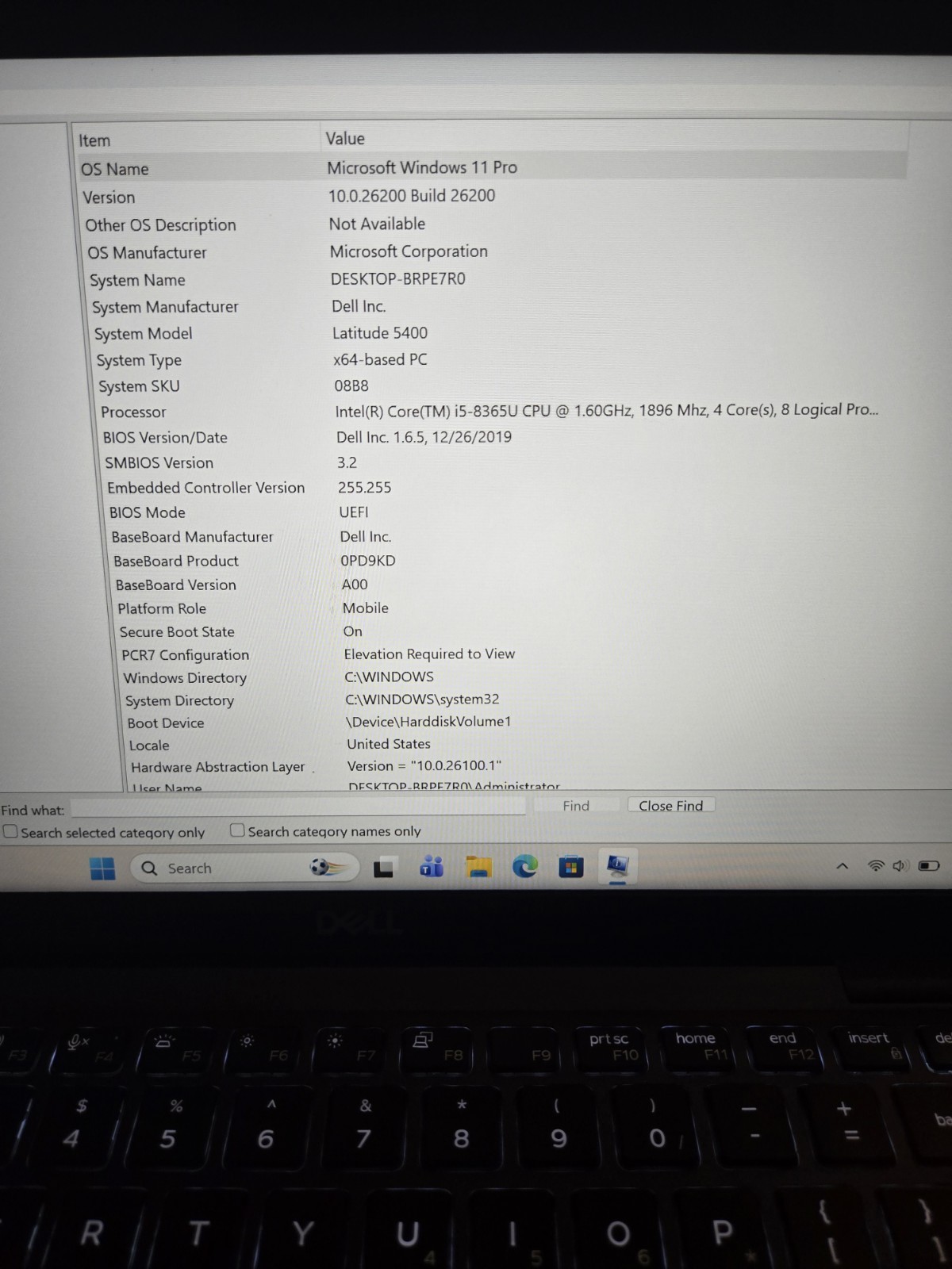 Dell 5400 Laptop 14-inch 1.6GHz I5-8365U 8ram 128GB SSD Win 11 Pro