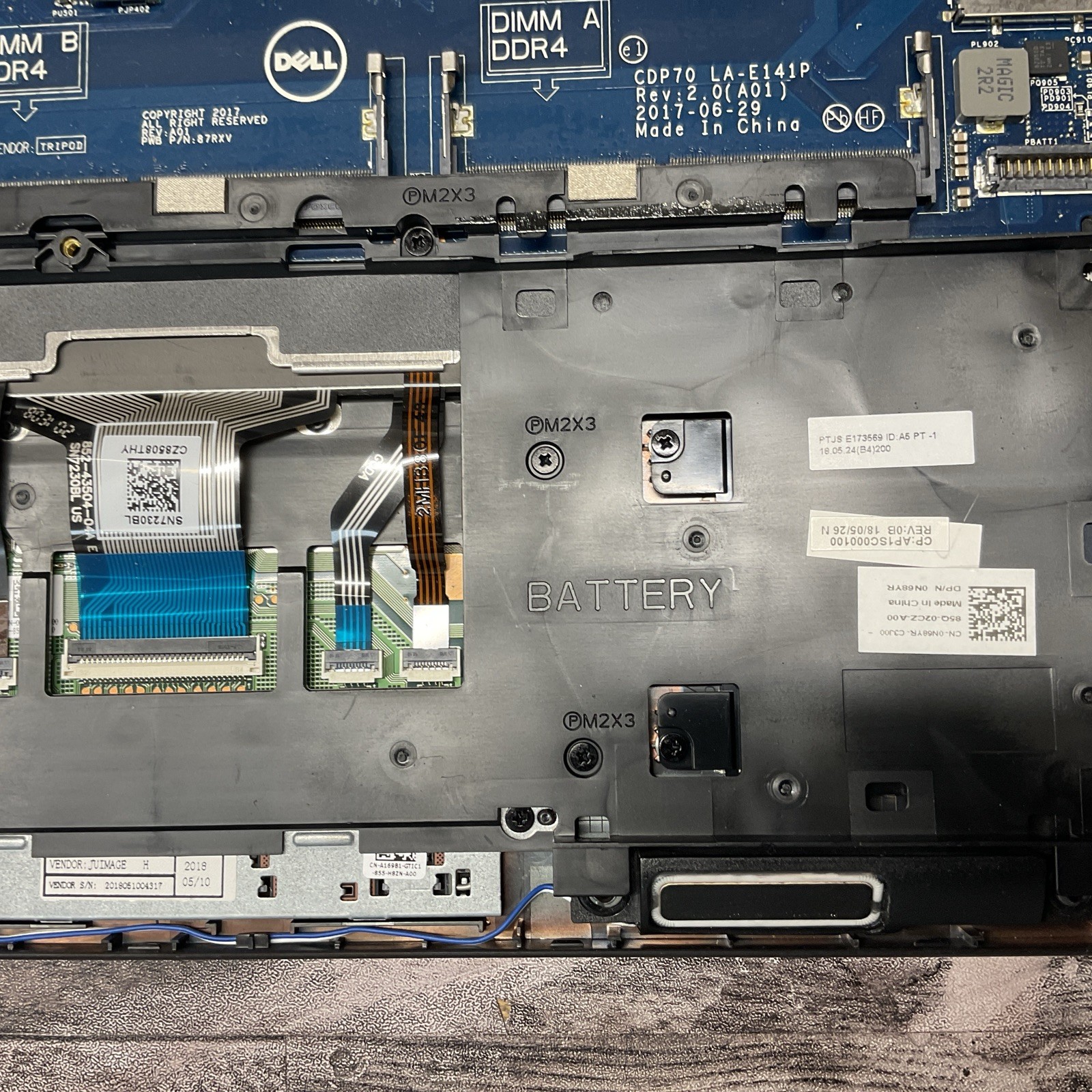 Dell Latitude 5480 / i5 6th Gen / BIOS Unlocked / No RAM / No SSD / M15