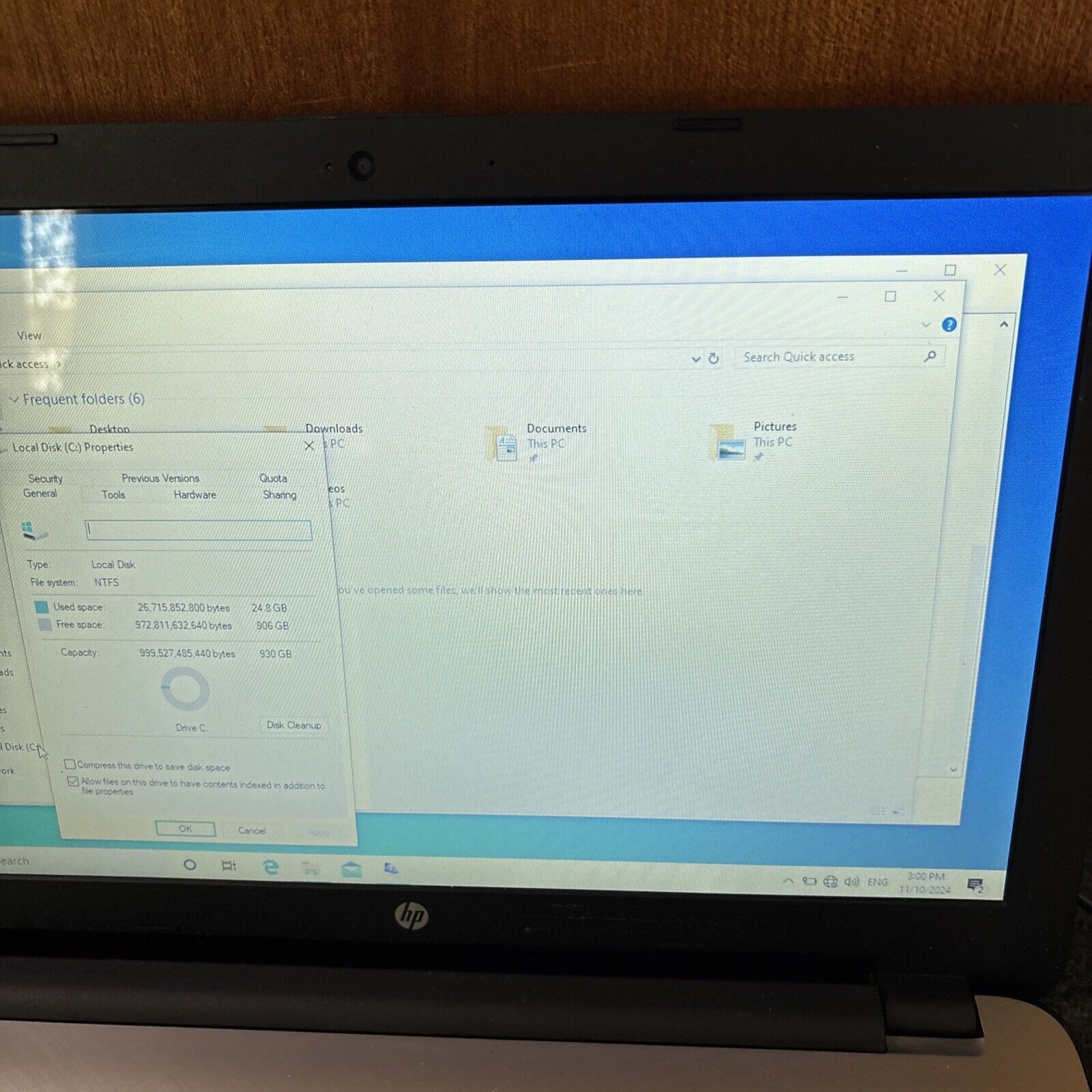 HP Laptop 15.6″ Ac607tu i5-4210U 8gb RAM 1TB DVD Drive *Flat Battery*