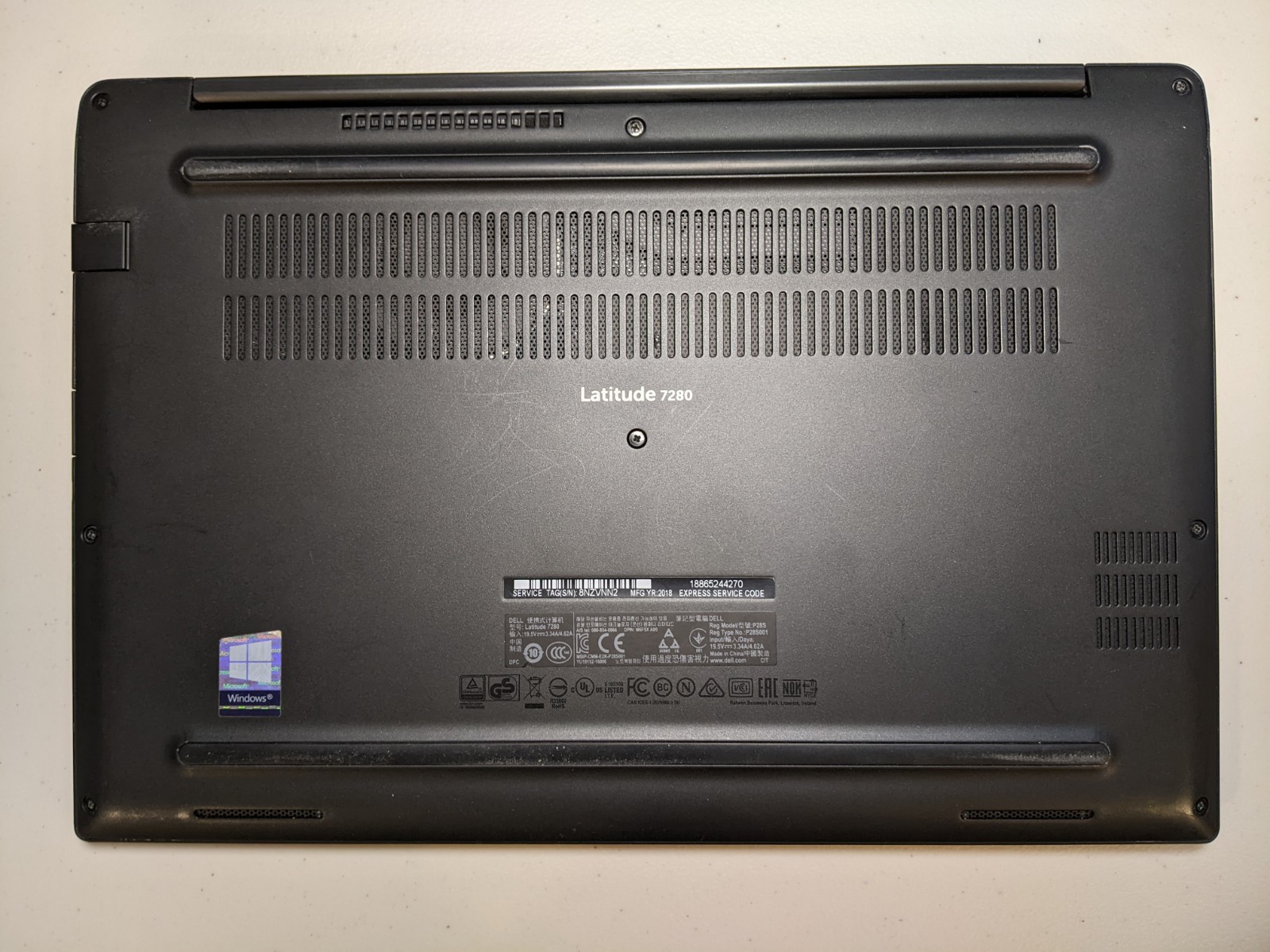 Dell Latitude 7280 i7-6600U 16GB RAM 256GB Storage – Ubuntu Pre installed