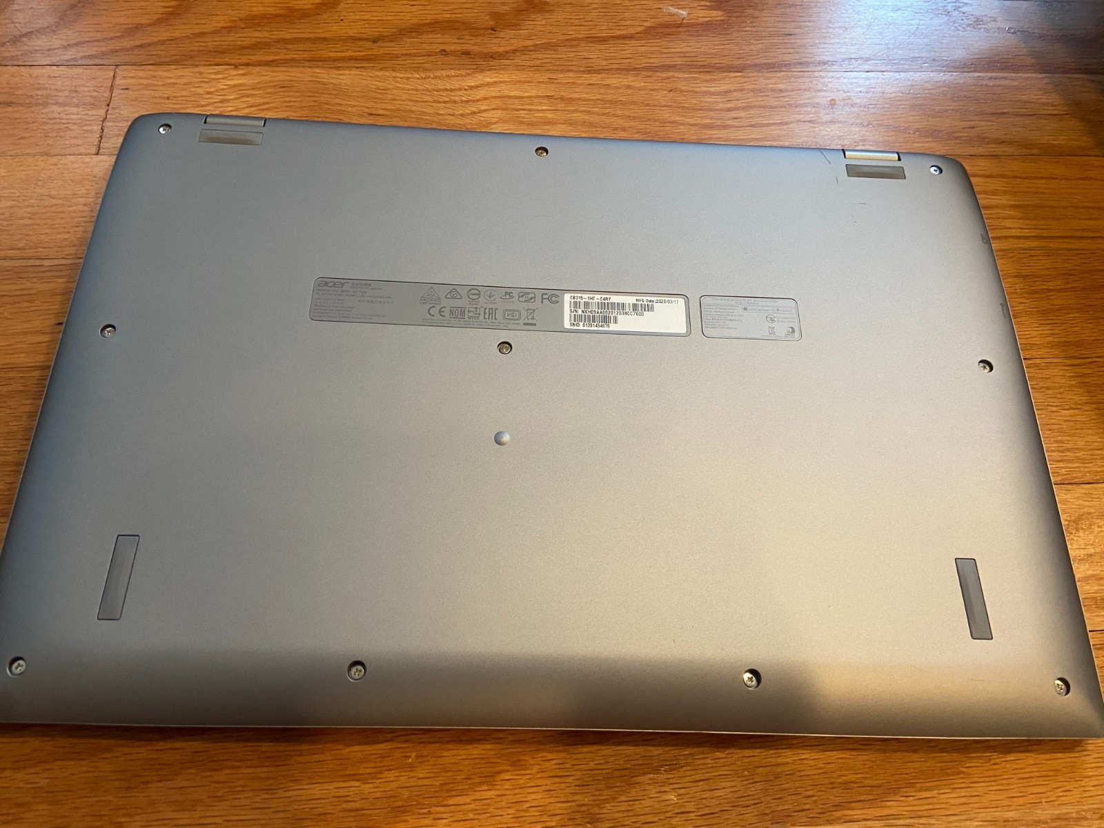 acer chromebook laptop 15.6 inch N17Q9 2
