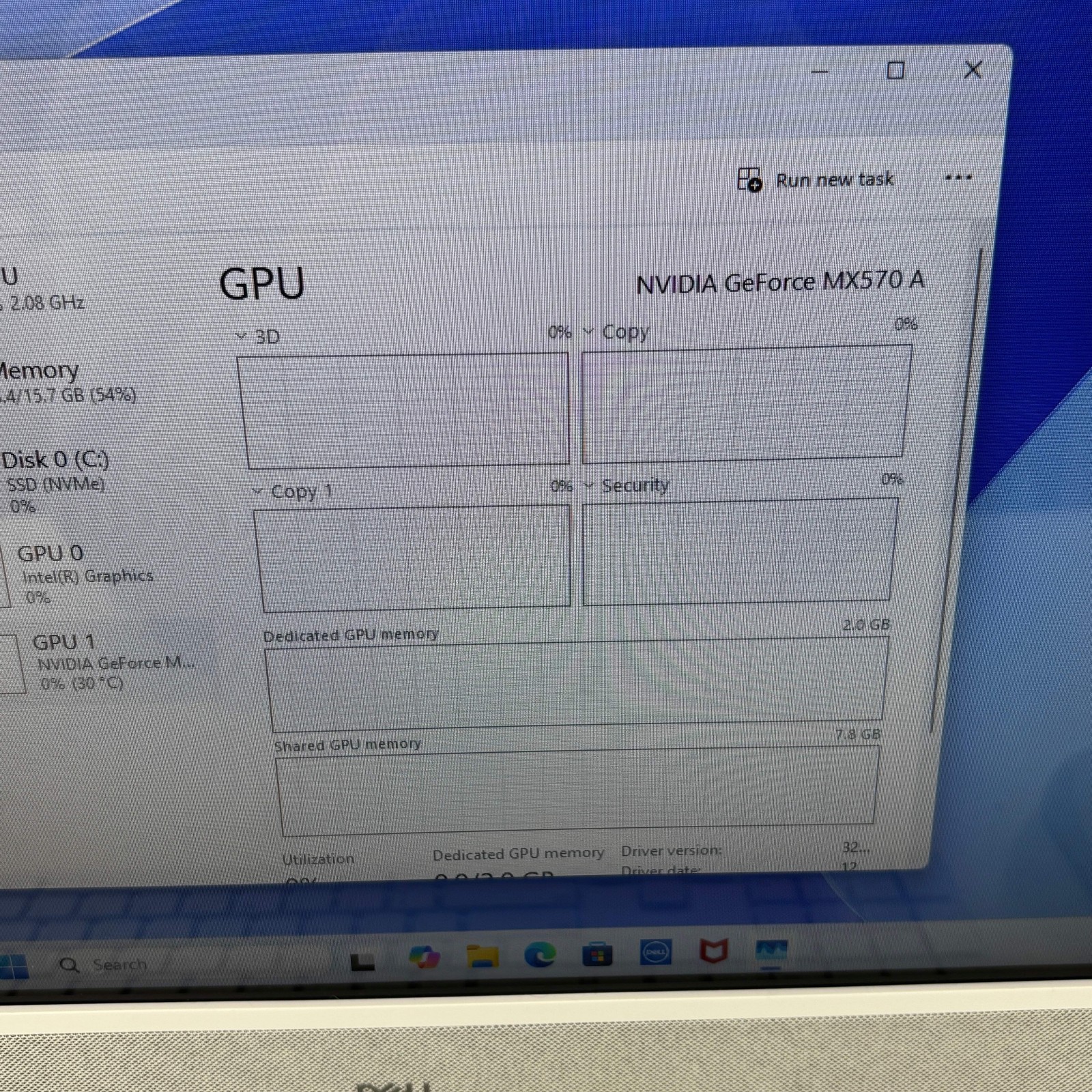 Dell W28C 27″ Core 7 150U 1.80GHz 16GB RAM 1TB SSD NVIDIA Geforce MX570 A