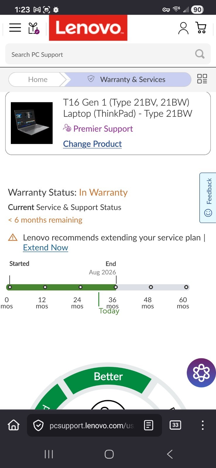 Lenovo Thinkpad T16 Gen1 Notebook 16″ i5 1245U 16GB 256GB SSD | WARRANTY