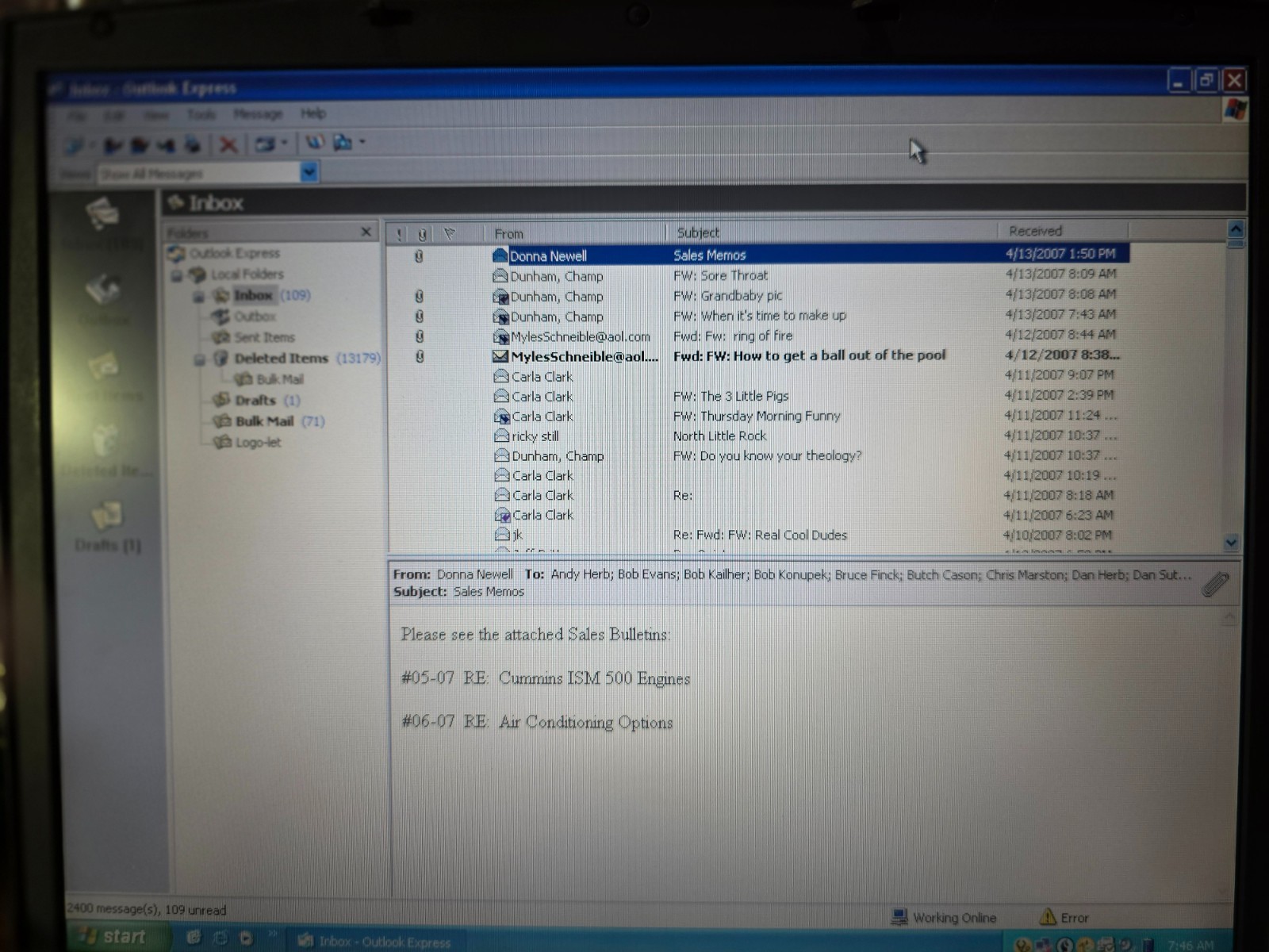 Dell Inspiron 2600 Pentium III-M 256MB RAM 40GB HDD WIN XP Light Testing READ