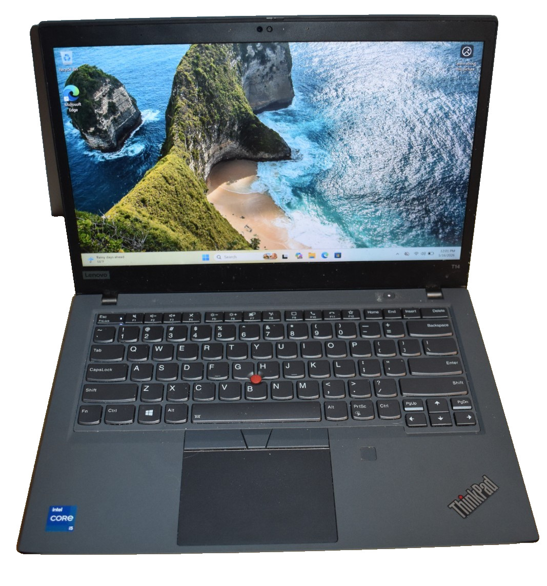 Lenovo T14s Gen 2i Laptop 14″ FHD Intel i5-1135G7 16GB RAM Win 11 Touchscreen