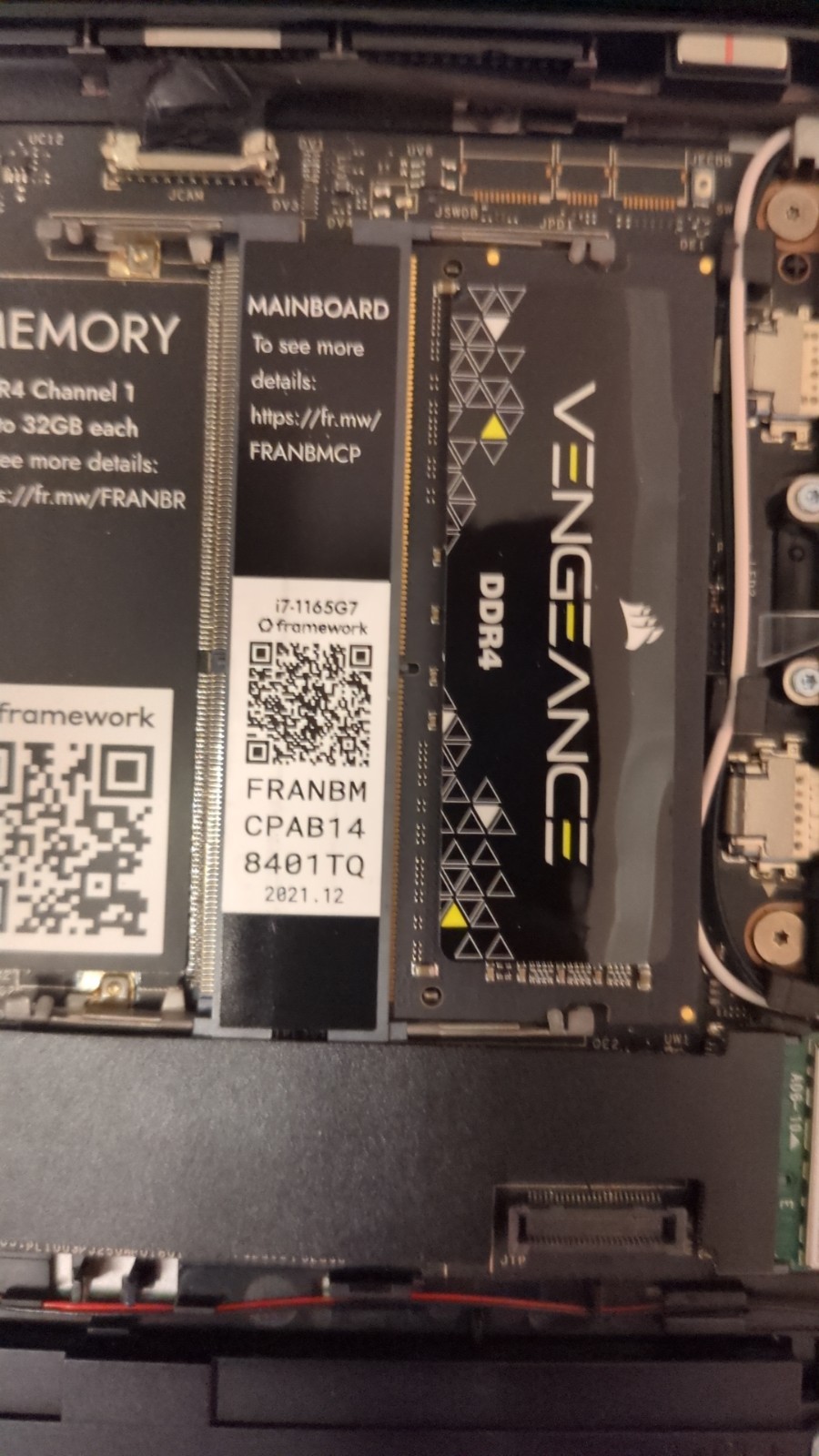 Framework 13 – i7-1185G7, 2TB SSD, 16GB, 6 Modules