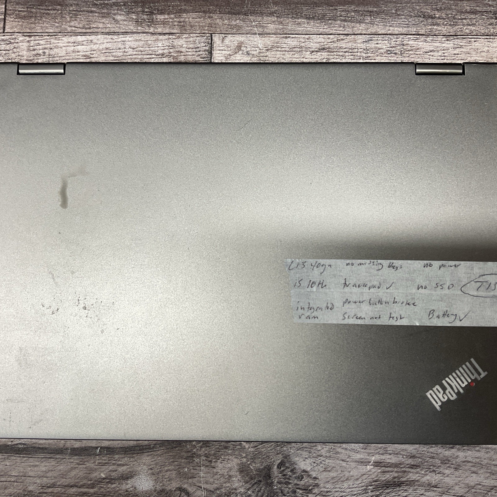 Lenovo ThinkPad L13 Yoga / i5 10th Gen / Integrated RAM Laptop Notebook PC / T15
