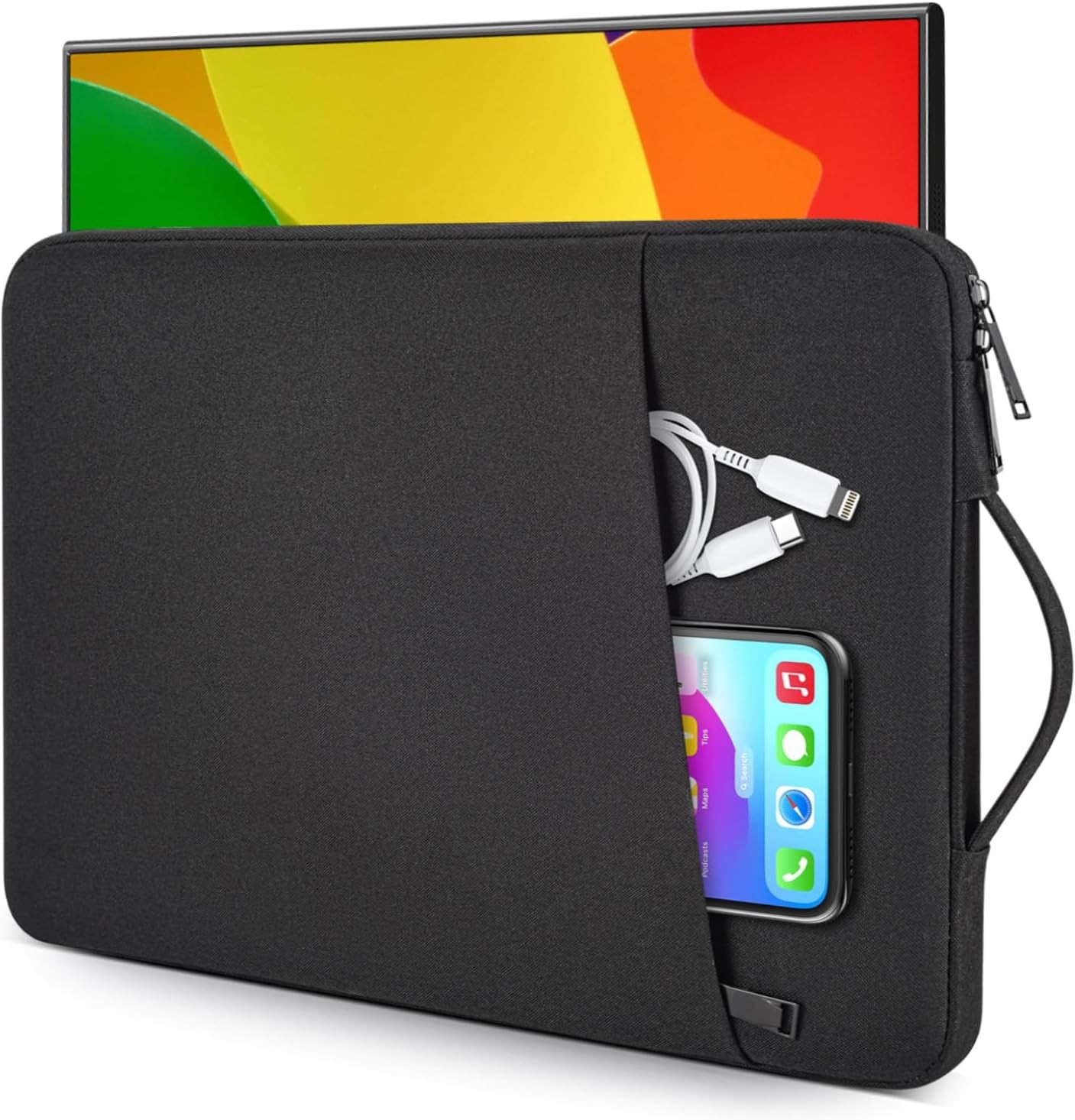 Portable Monitor Case 18.5 Inch Protective Carrying Sleeve for InnoView VisionOw