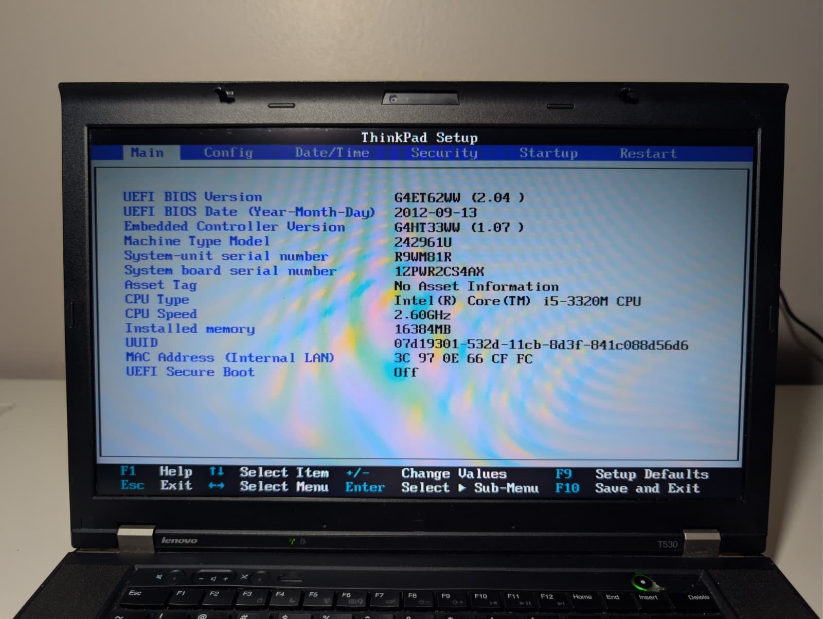 15″ Lenovo ThinkPad T530 | i5 3rd 16GB RAM 256GB SSD | DVD HD+ NVIDIA Win 10 Pro