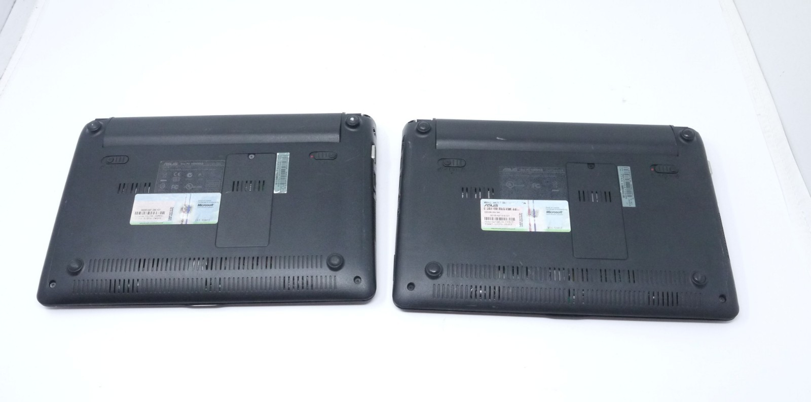 Lot of 2 Working Asus Eee PC 1005HA 10.1″ Atom 160GB / 250GB Netbooks Dead Batt