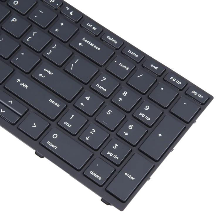 For HP Probook 450 G5 455 G5 470 G5 650 G4 650 G5 US Version Keyboard with Back