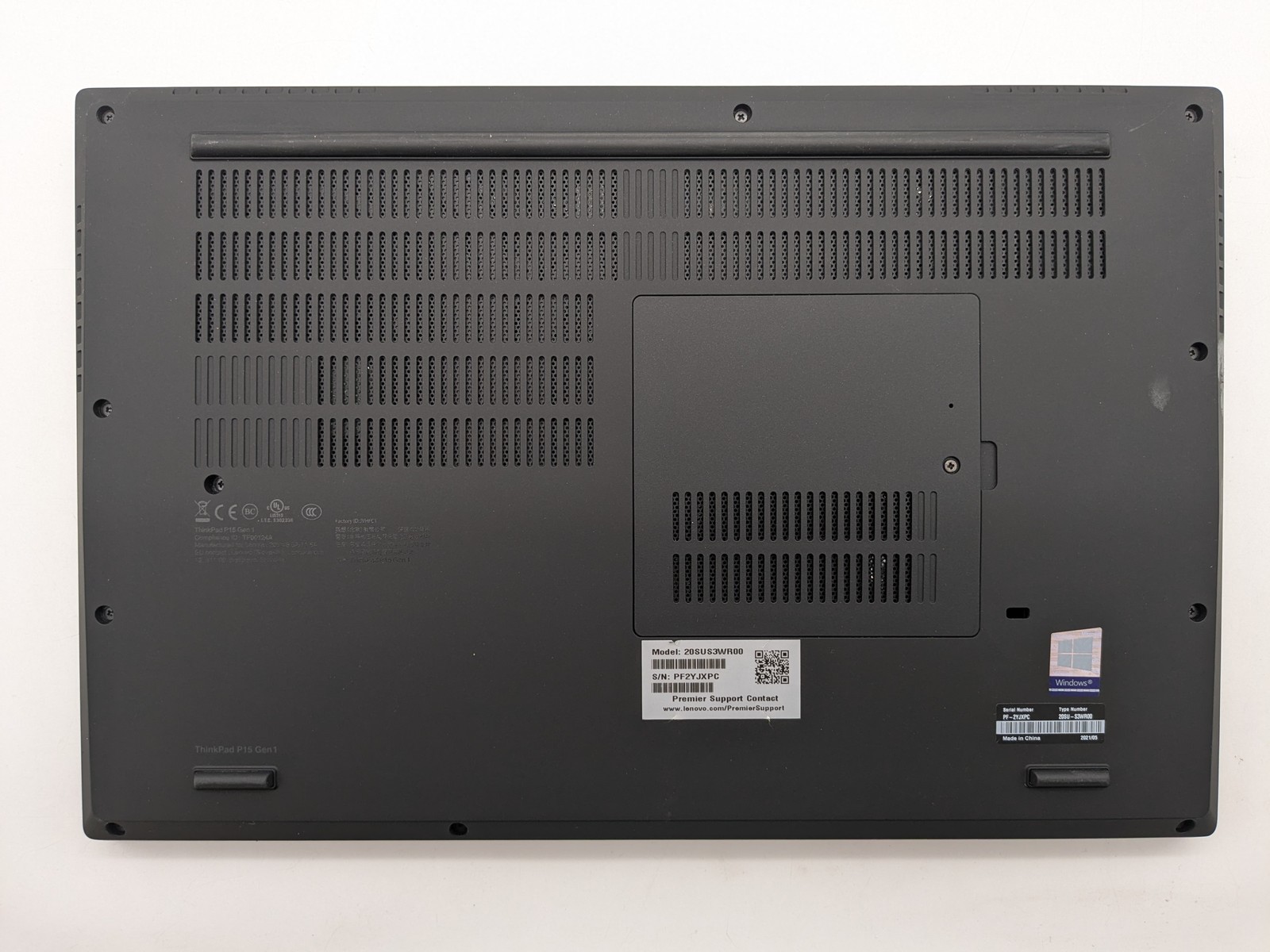 Lenovo ThinkPad P15 Gen 1 15″ FHD I7-10850H 1TB 32GB W11P T2000 FP Reader IRCam