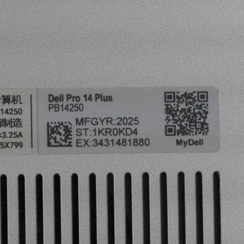 Dell Pro 14 Plus PB14250 14″ 512GB 2GHz 16GB RAM Intel Core Ultra 5 – Touch