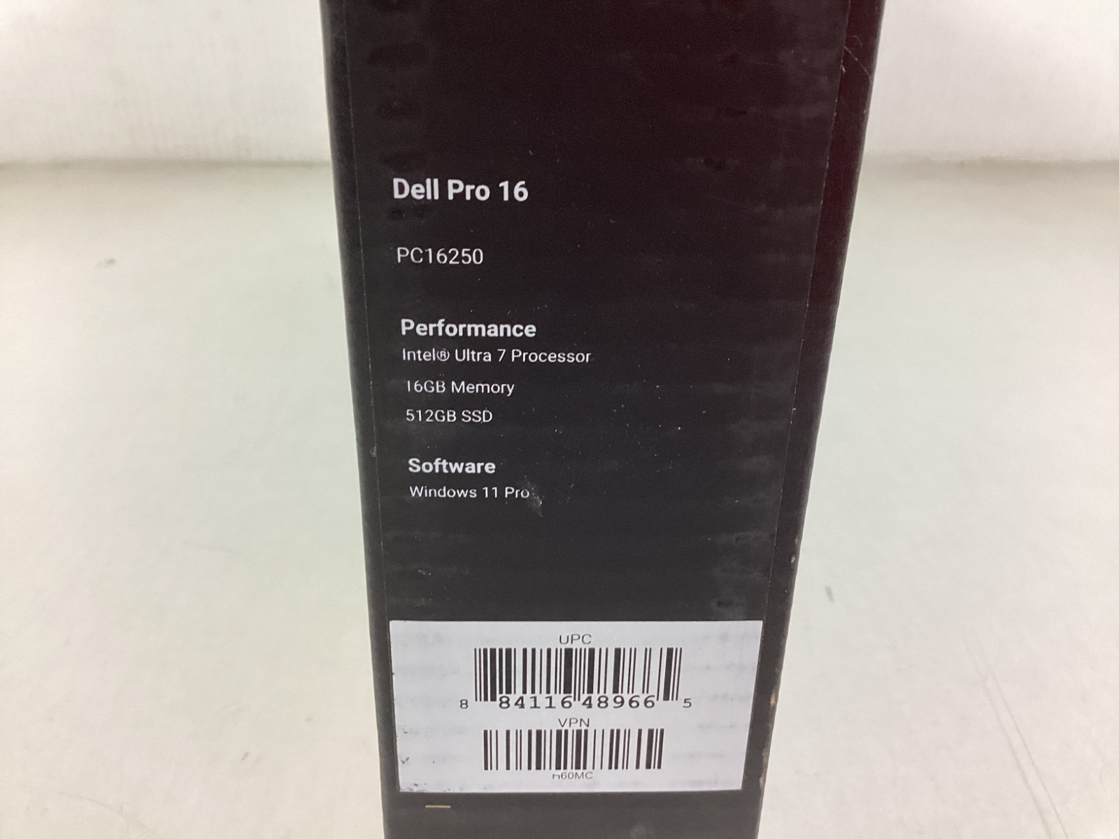 Dell Pro 16″ Full HD PC16250 Ultra 7 255U 16GB 512GB SSD WiFi 6E W11P – H60MC