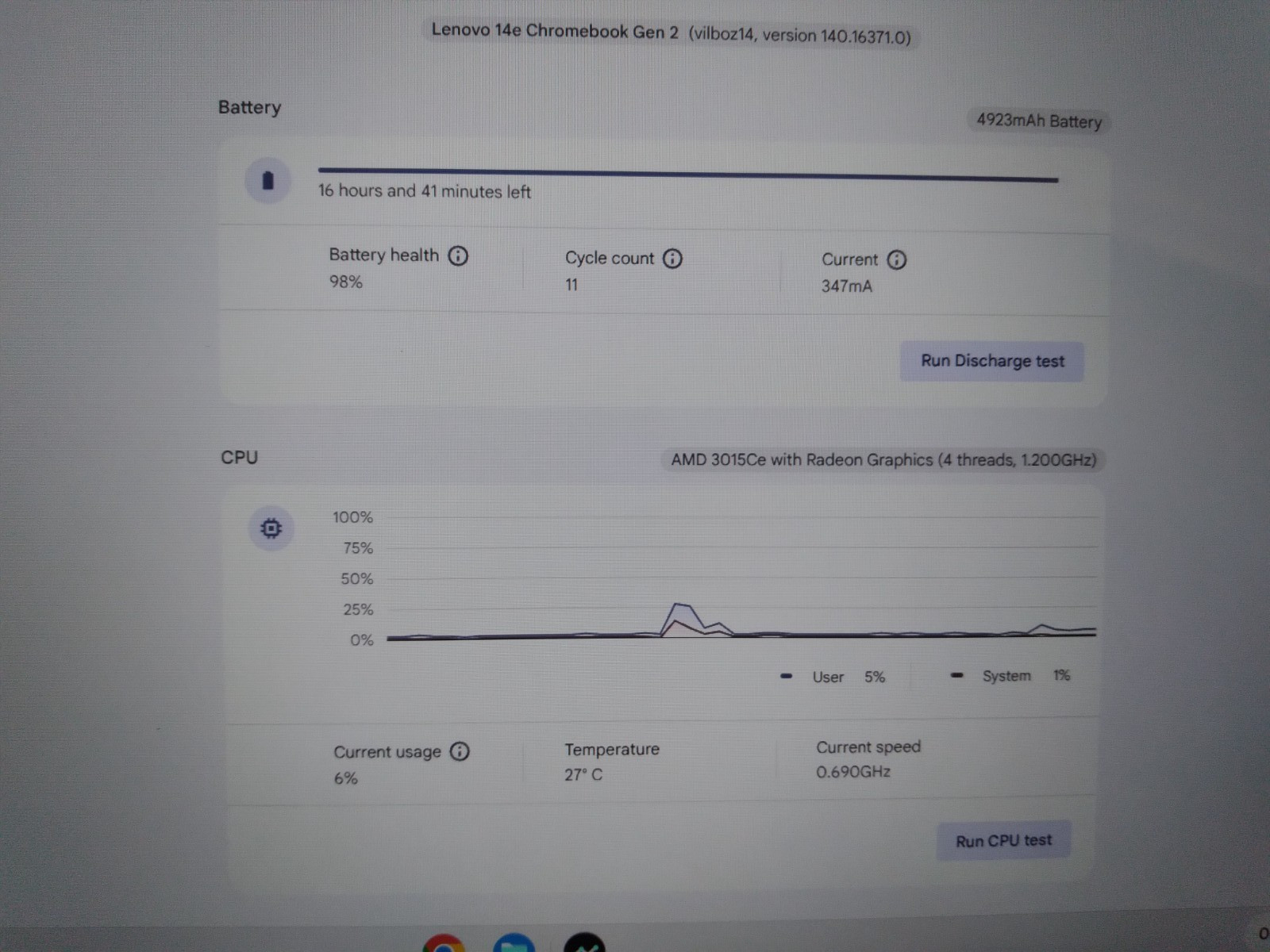 Lenovo 14e Chromebook Gen 2 14″ Touchscreen AMD 3015Ce, 4GB RAM, 32GB EMMC