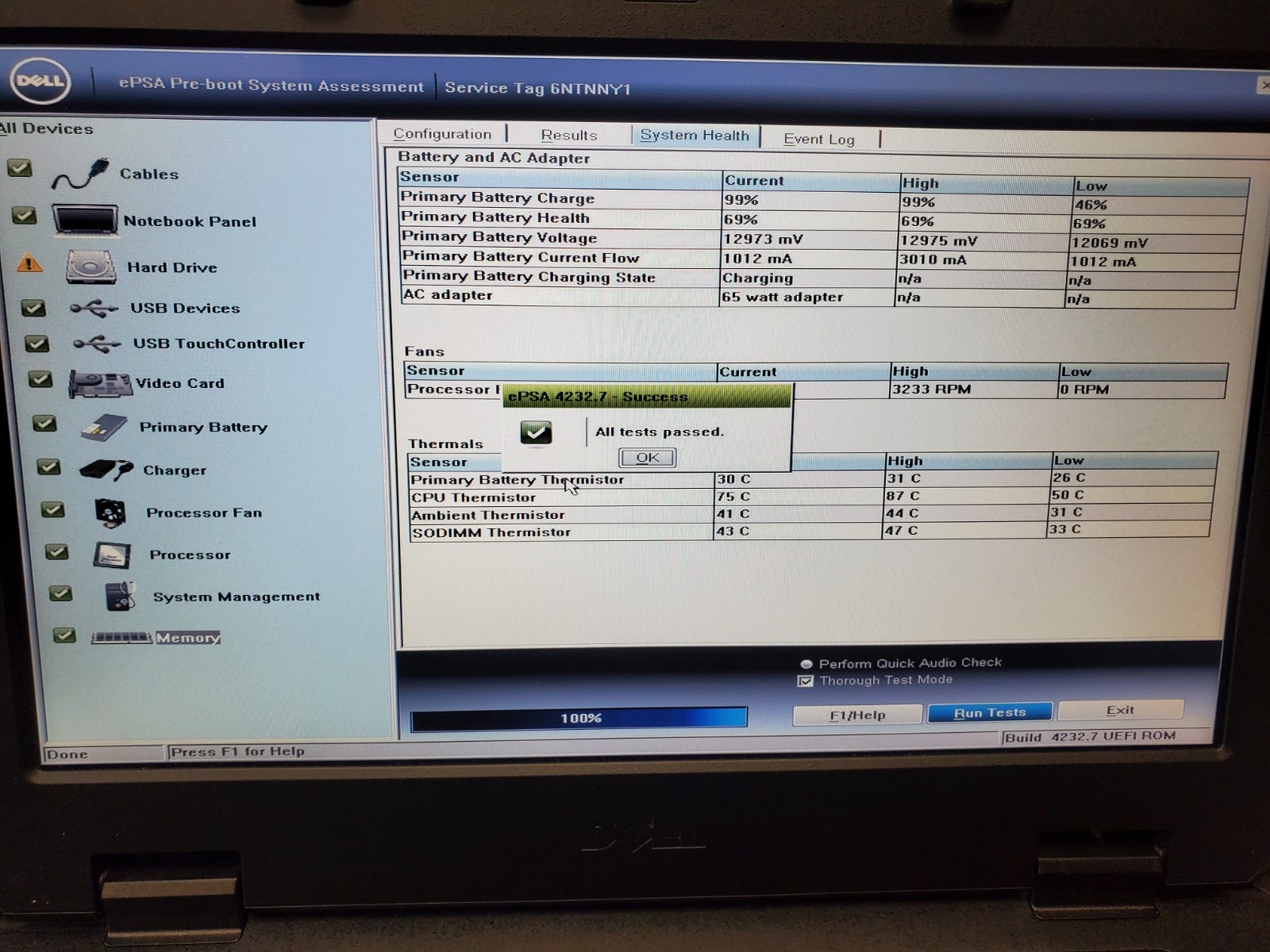Dell Latitude 7404 Rugged Touch i7-4650U 8GB RAM No SSD w/AC VERY GOOD