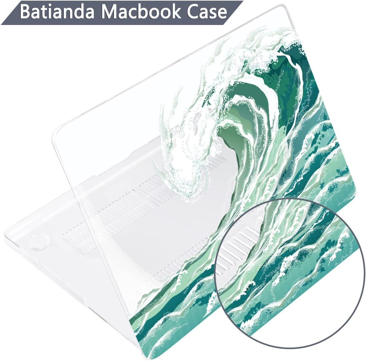 Screen Protector for MacBook Air 13.6 inch Anti Glare Ultra Slim Glossy Hard She