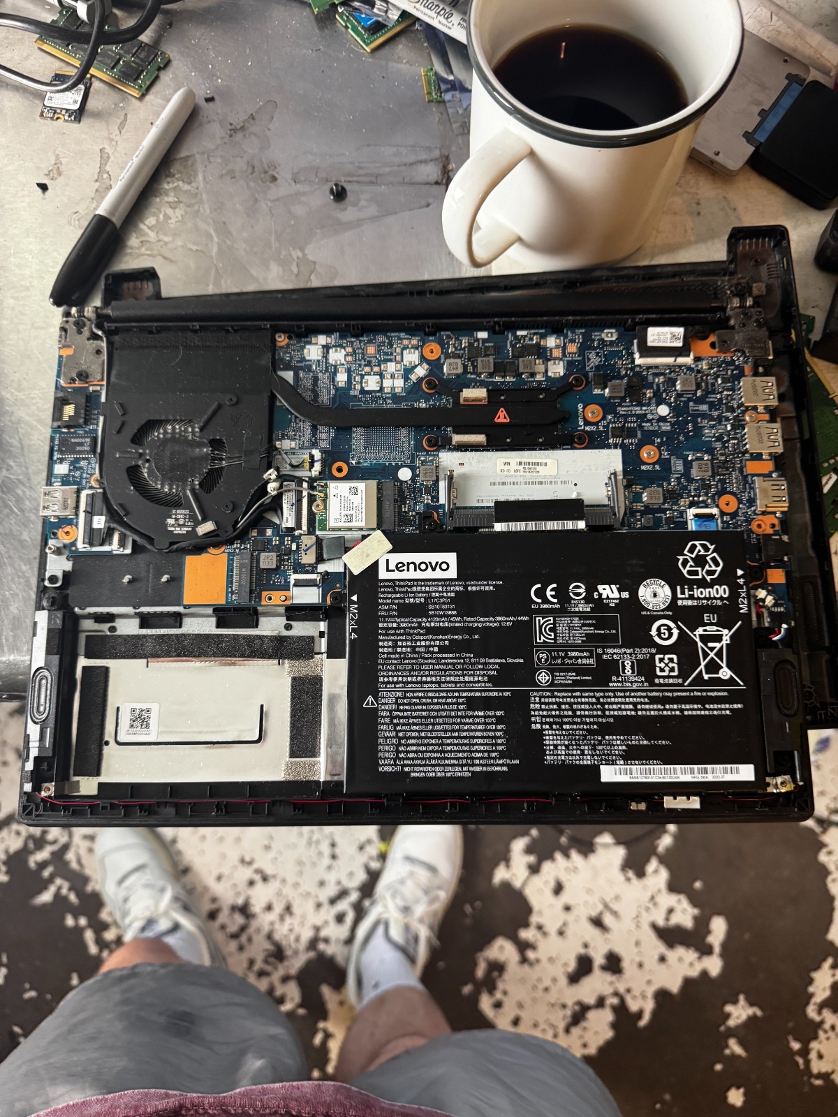 Lenovo ThinkPad E14 Intel Core i7 10th Gen Laptop for Parts/Repair #5960