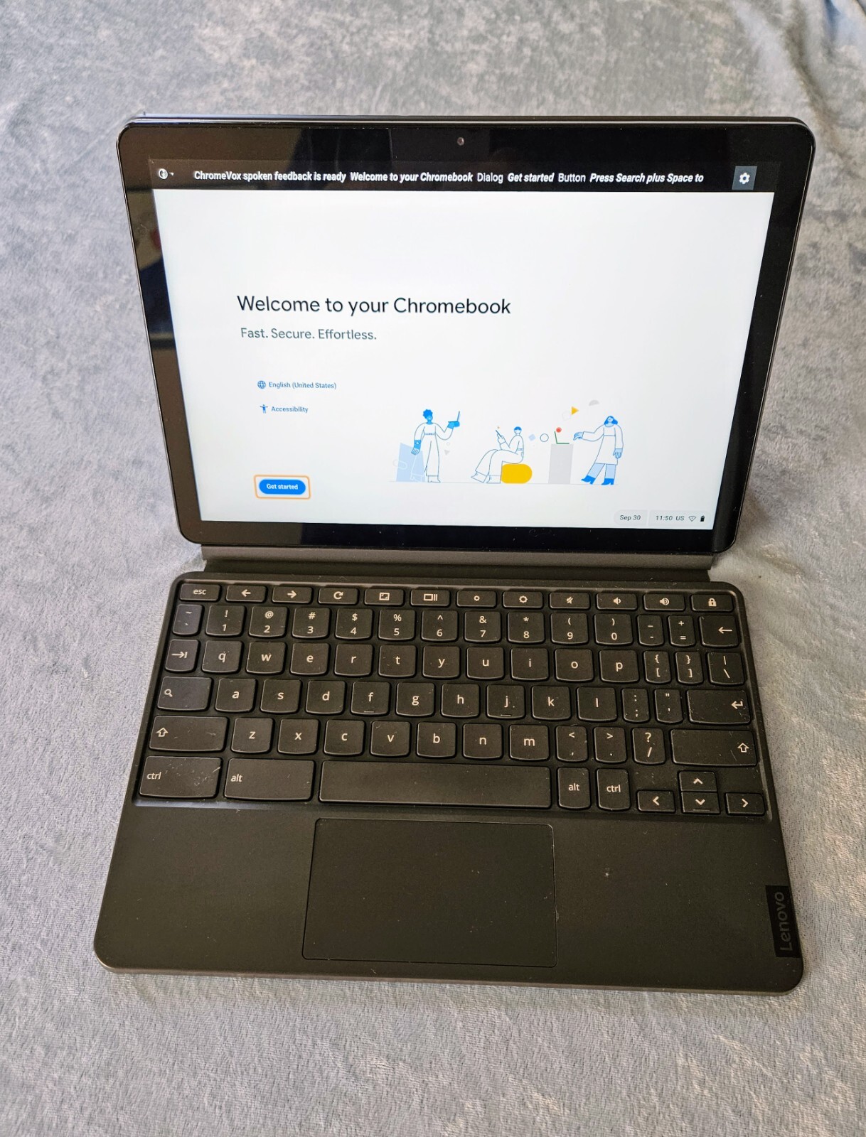 Lenovo IdeaPad 10.1″ Duet Chromebook 4GB Mem 128 GB SSD