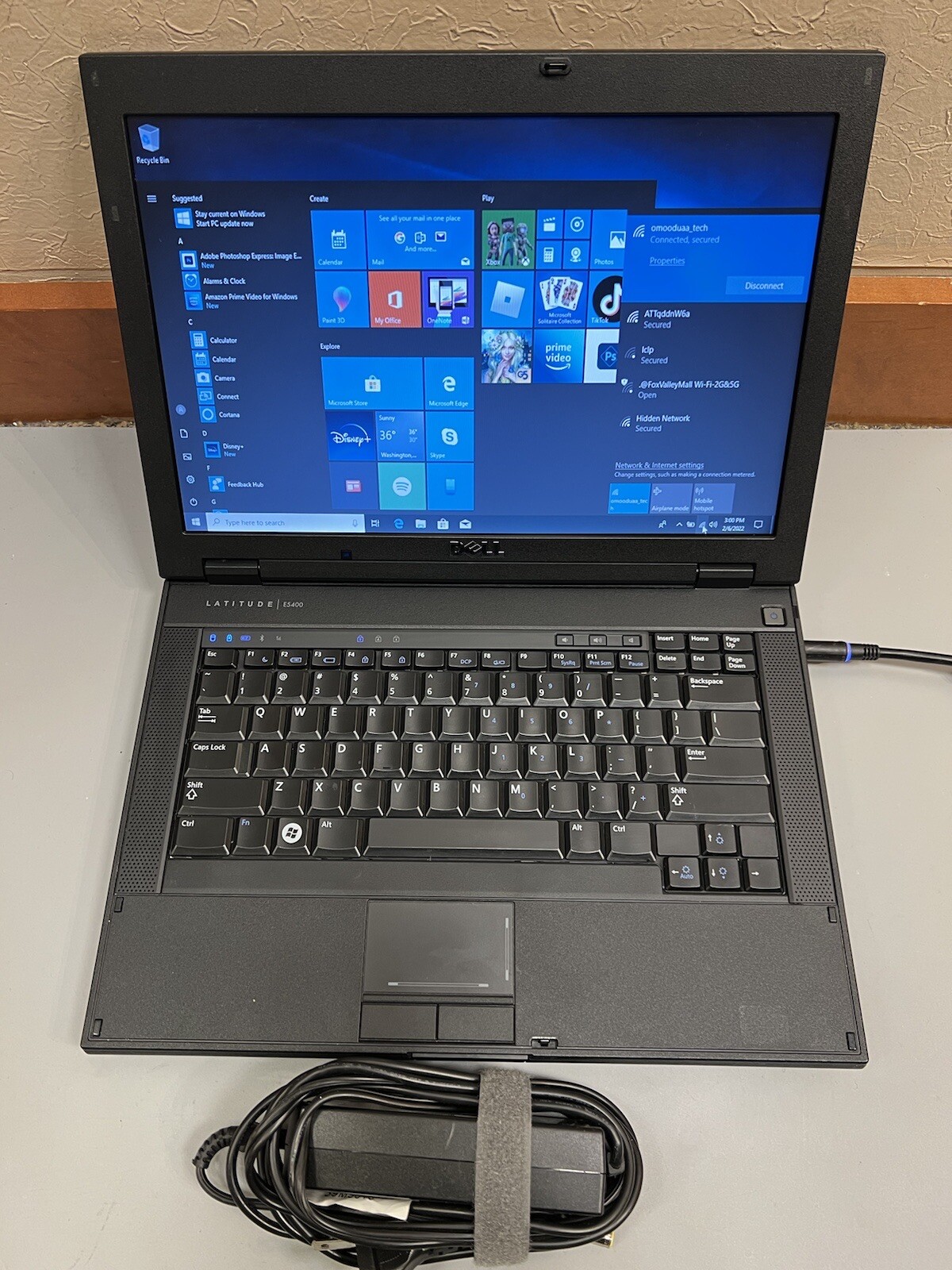 Dell Latitude E5400 14″ Core 2 Duo 2.0Ghz 3GB RAM 160GB HDD WIFI WIN 10