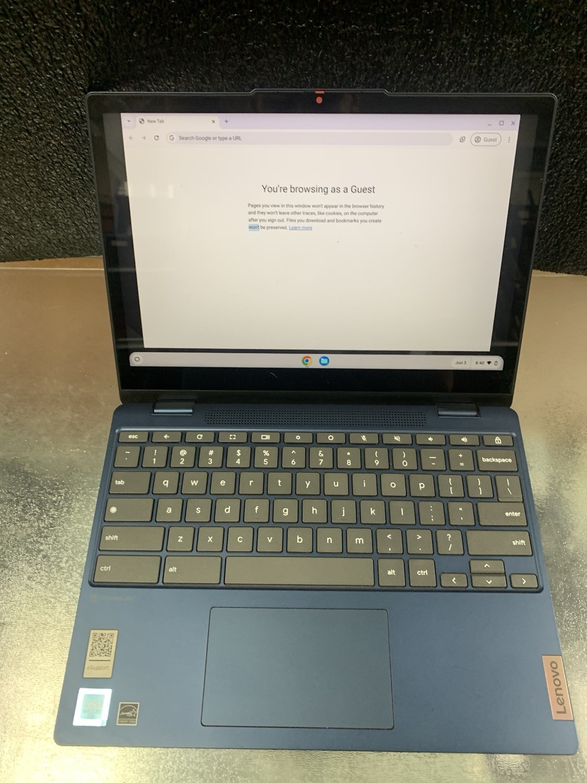 Lenovo Flex 3 12IAN8 12.2″ 1920×1200 Touch Intel N100 4GB 64GB Chromebook 2-in-1