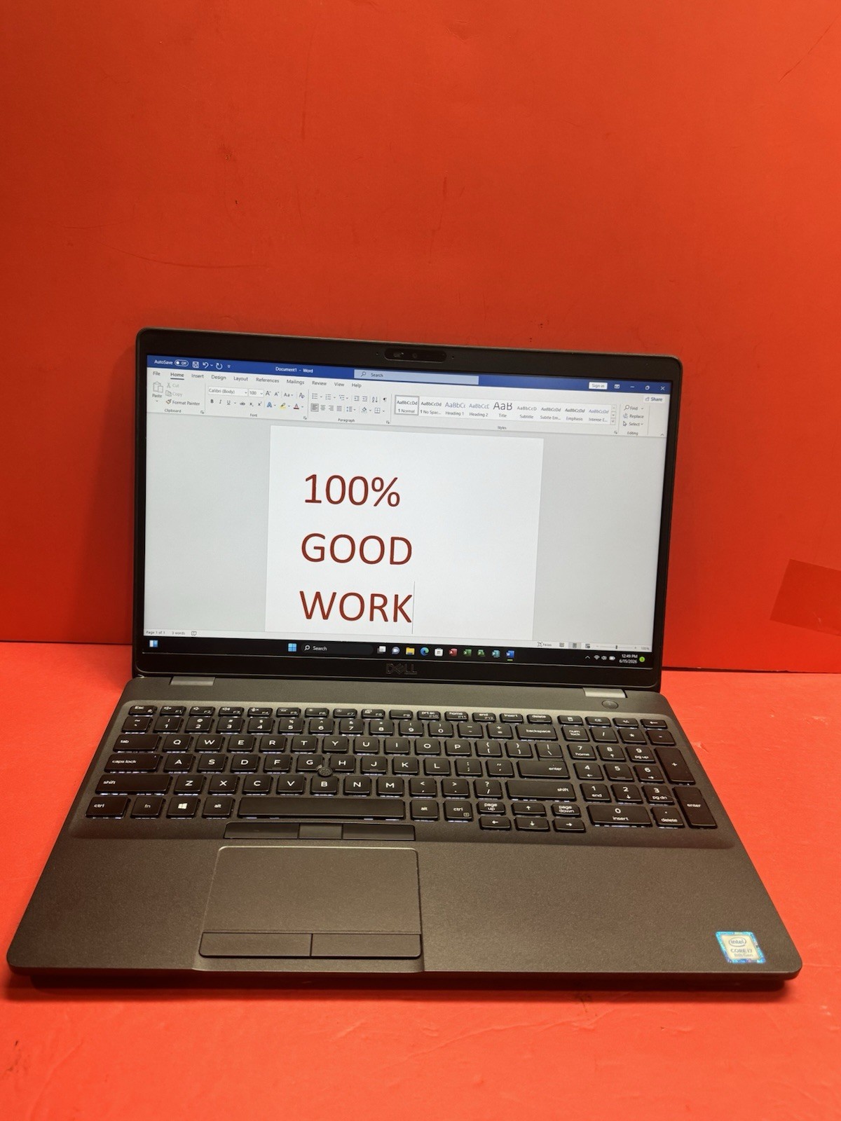Dell Latitude 5500 15.6″ 8th i7-1.9GHz 16GB RAM 256GB SSD Windows 11pro